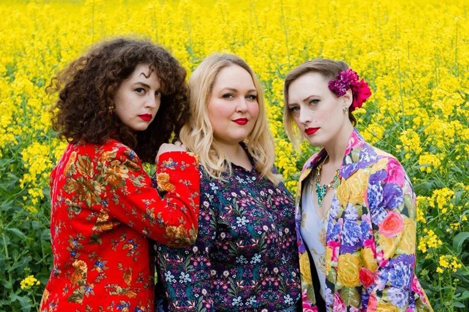  The Spitfire Sisters (L-R: Hannah Castleman, Anna Harding, Louisa Revolta) 
