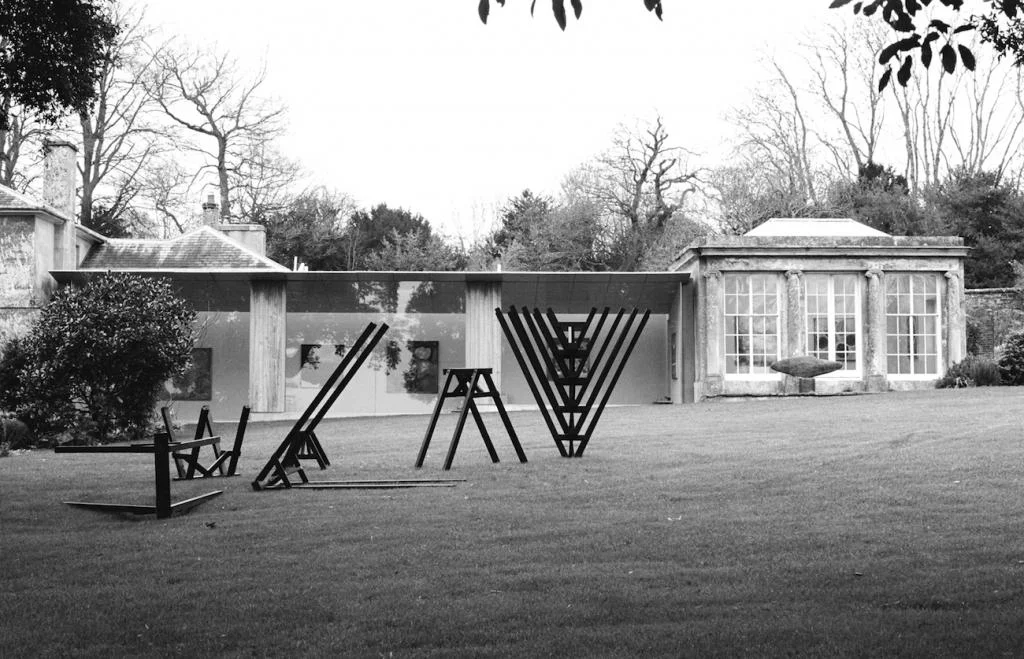 Brace, Brace, unravelling Ash sculpture New Art Centre, Roche Court, Salisbury, 2015