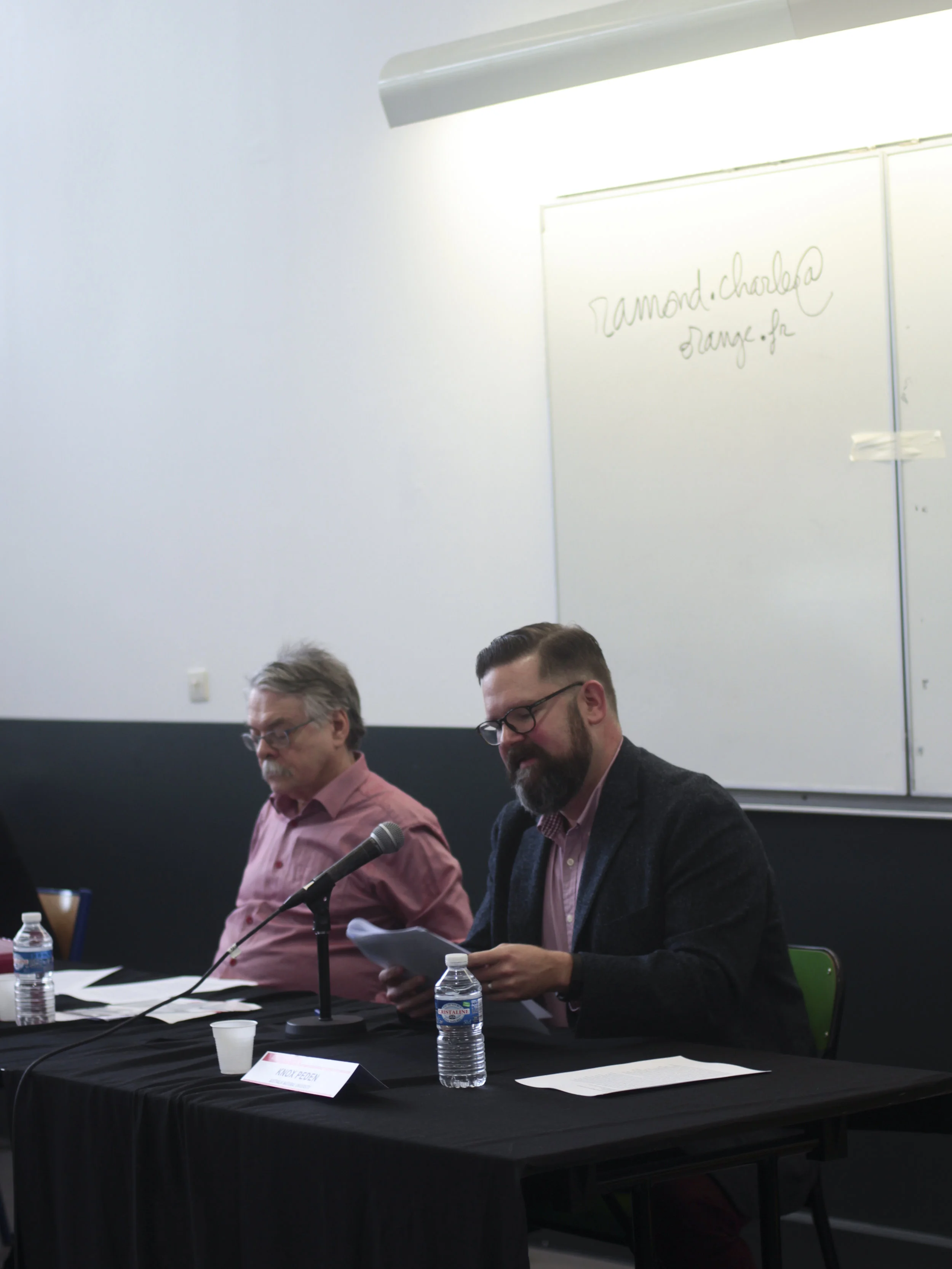 Pierre-François Moreau et Knox Peden