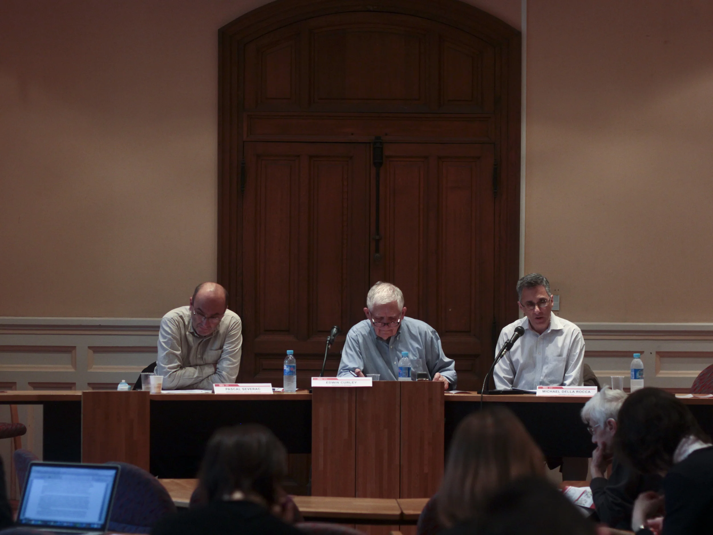 Pascal Sévérac, Edwin Curley et Michael Della Rocca