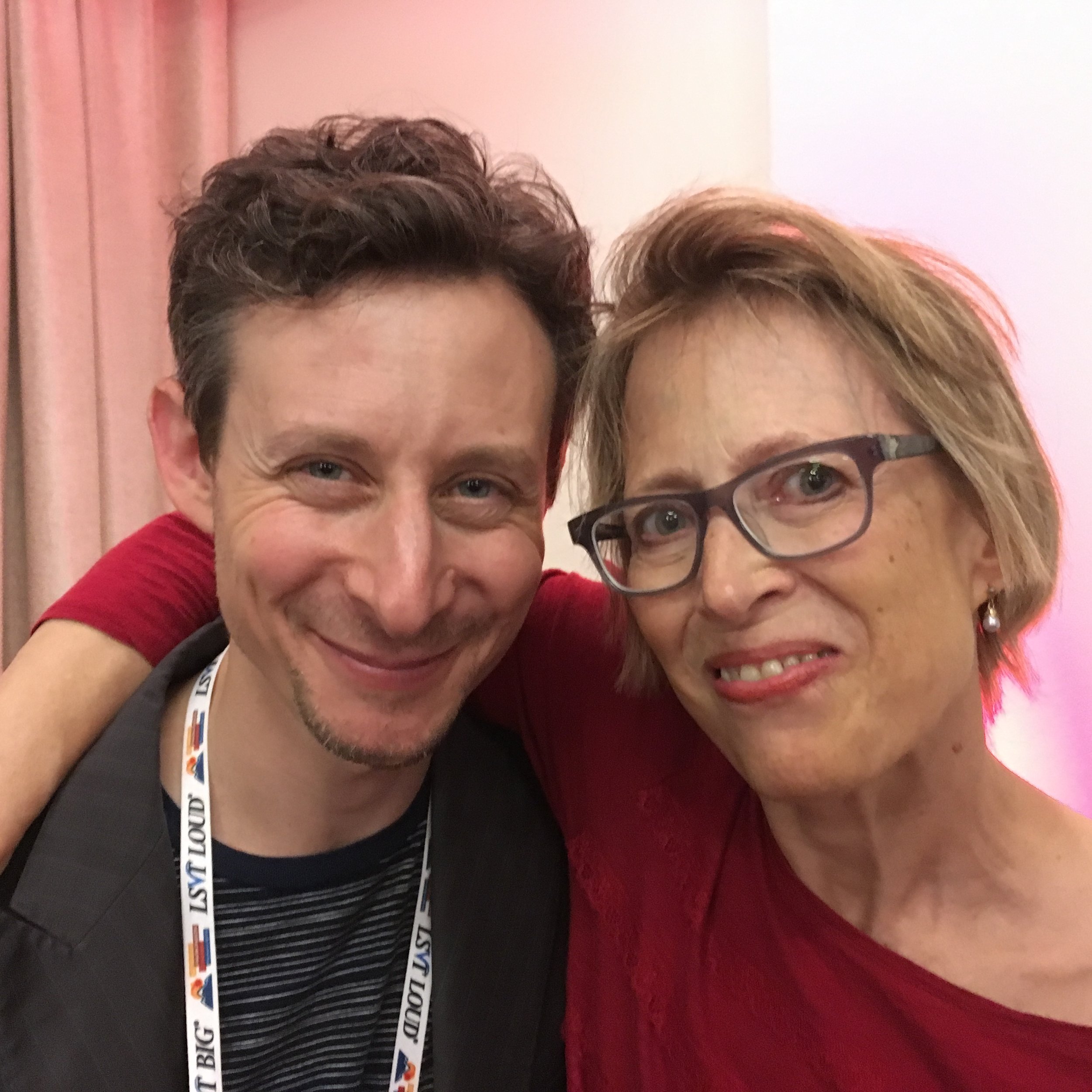 My good friend and collaborator David Leventhal and me after a glass of wine. David was one of three recipients of the 2016 WPC Award for Distinguished Contribution to the Parkinson Community. 