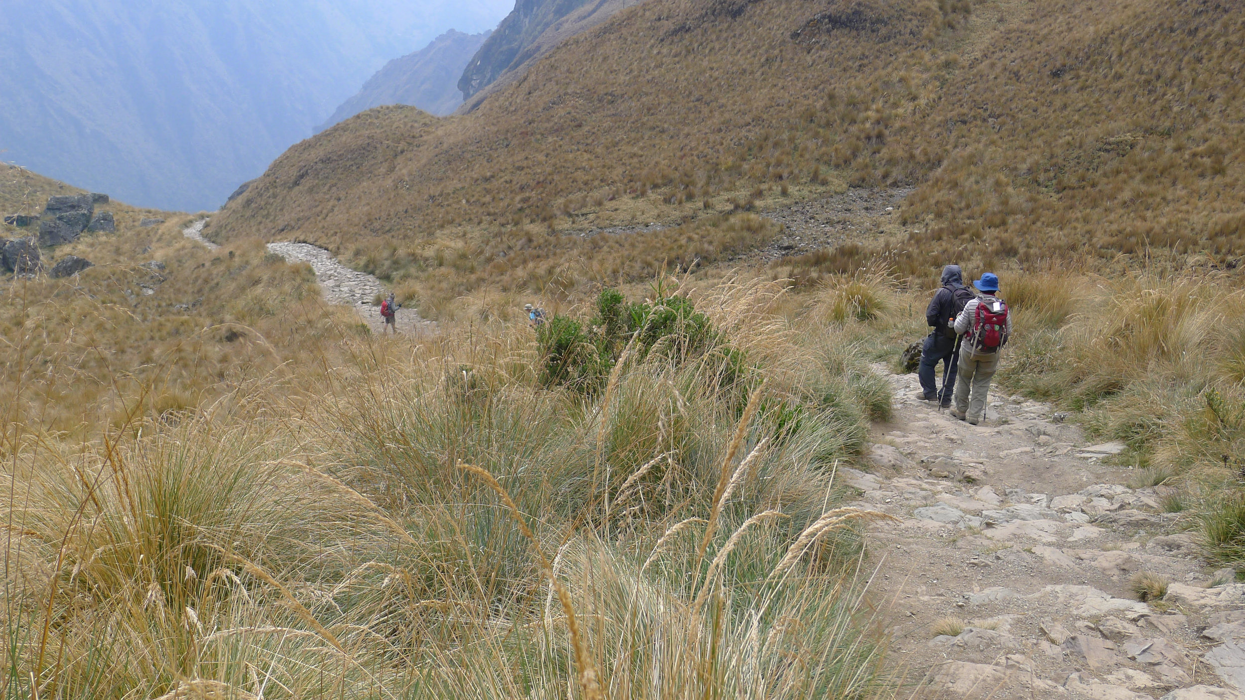 Hiking Along The Inca Trail