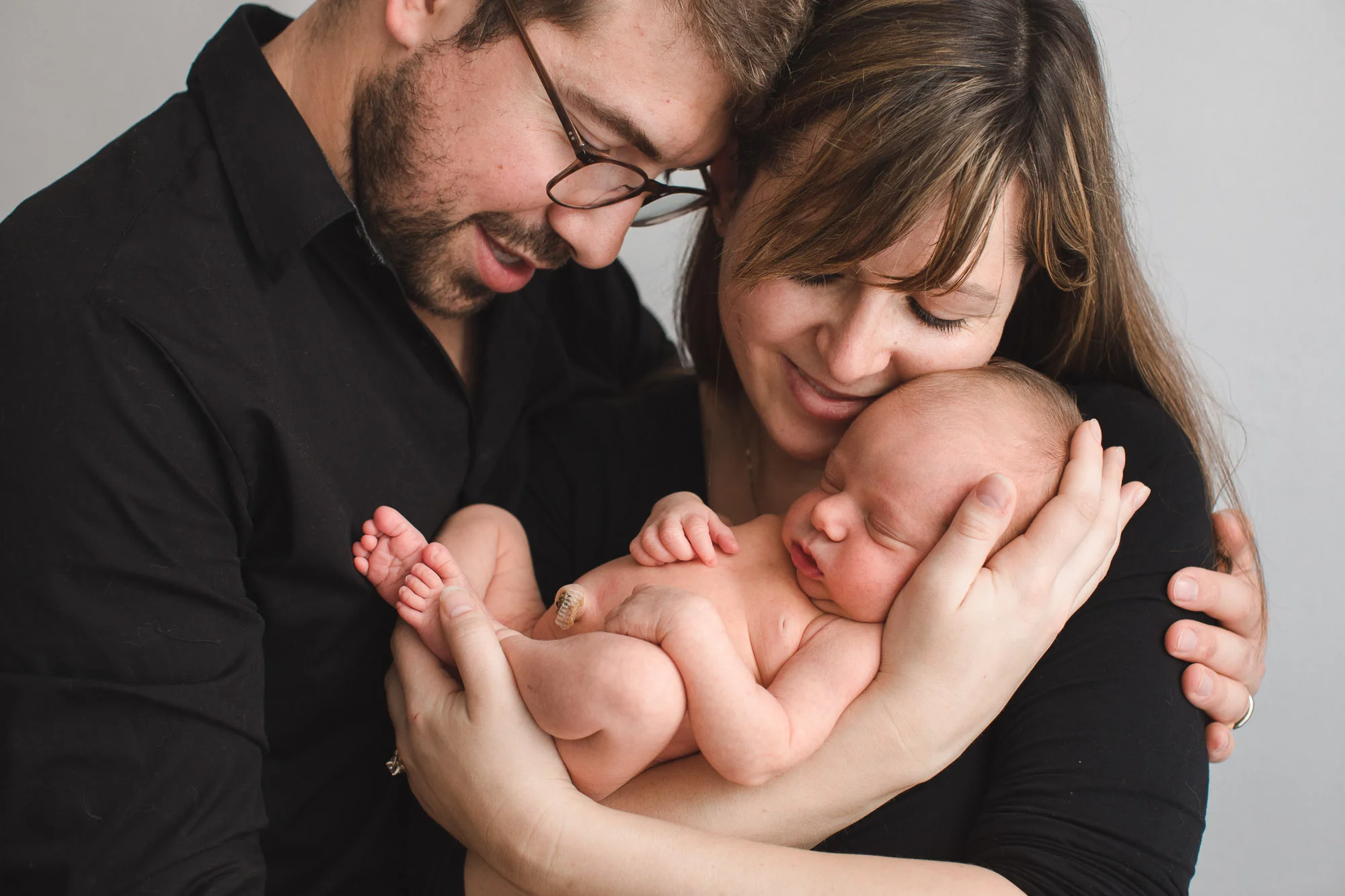 Gemma's Studio Newborn Session with Natural Light