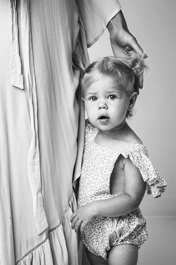  A black and white portrait of the toddler girl by Nicole Hawkins Photography of the Northern NJ area. northern NJ baby pic #nicolehawkinsphotography #NJstudioportraits #babyportraits #babygirlportraits #NJbabyphotographers #NJphotographers 