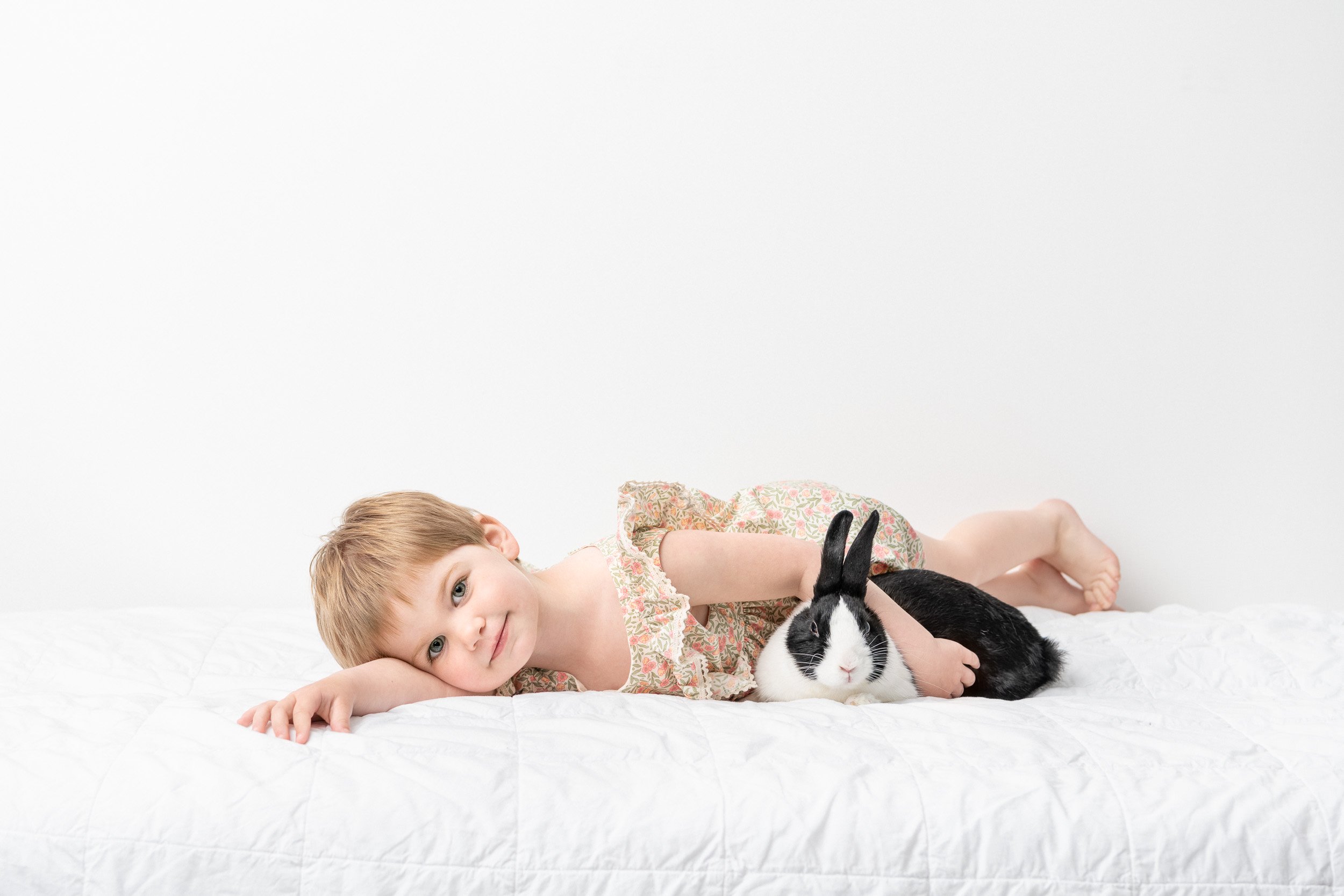 Anna's 3rd Birthday Studio Portraits with Cookie