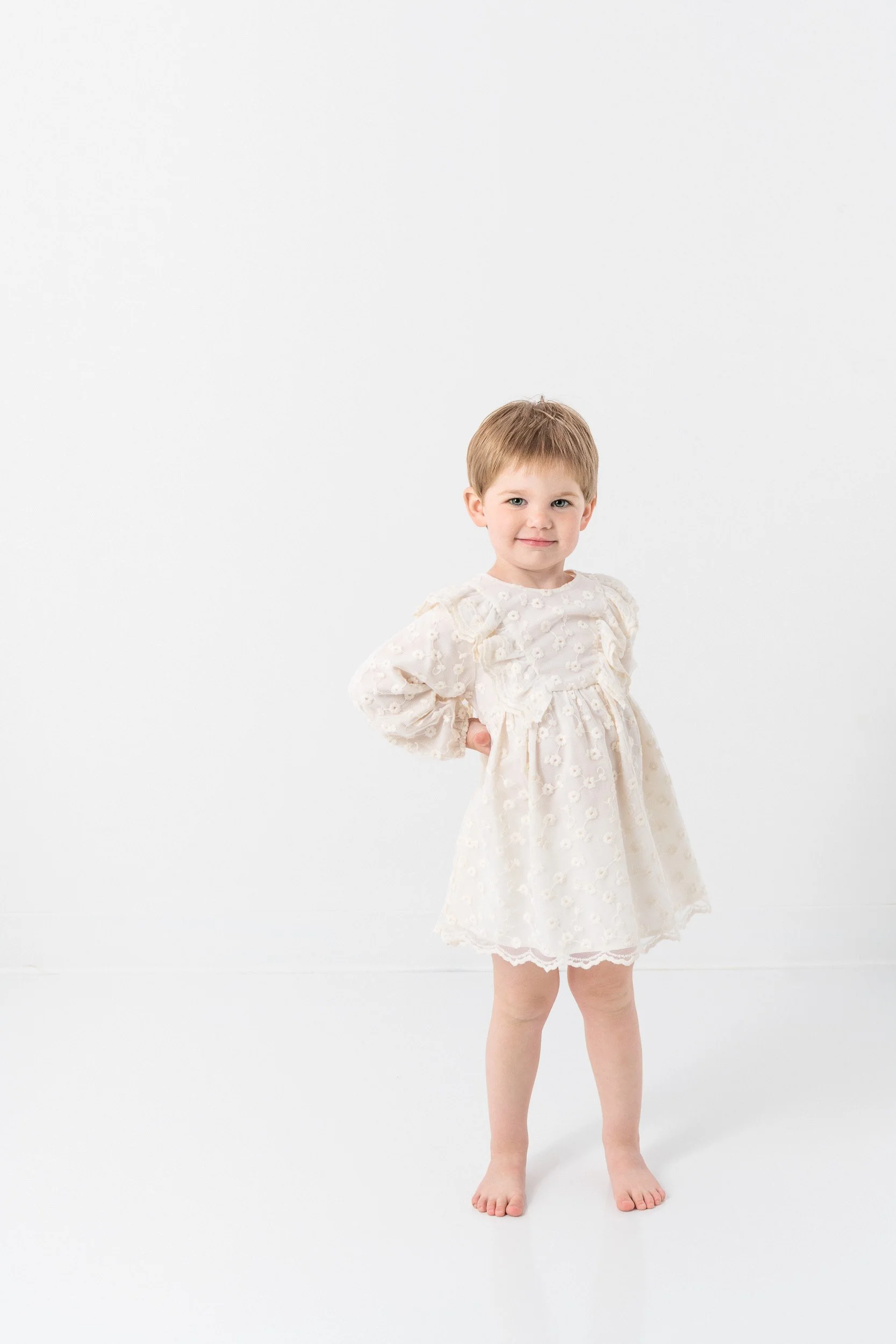  Nicole Hawkins Photography a New Jersey studio photographer captures a toddler with her hands on her hips. spunky toddlers #NicoleHawkinsPhotography #NicoleHawkinsChildren #3rdbirthday #studioportrait #agirlandherbunny #littlegirl  