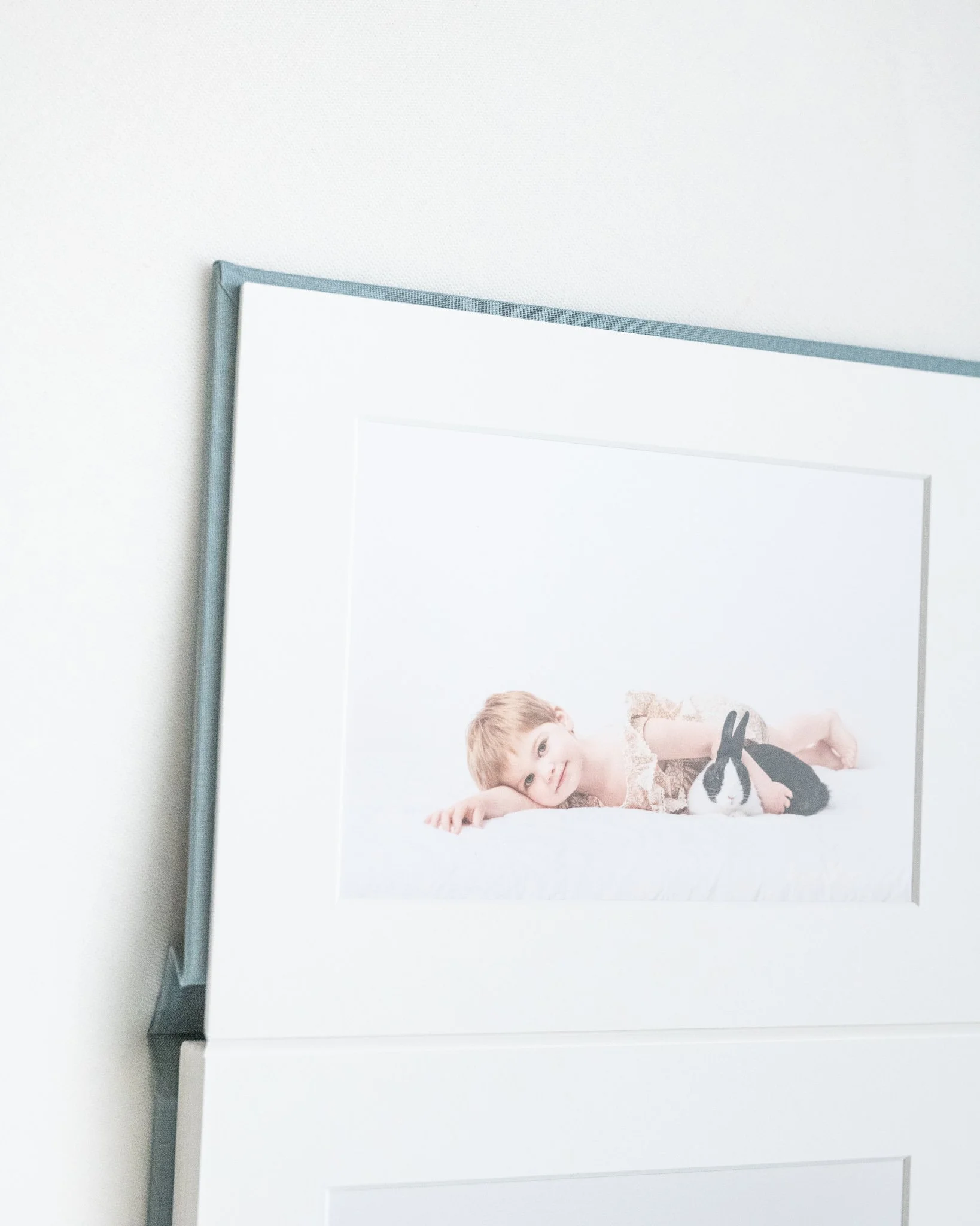  Special photobook with a little girl and her bunny by Professional photographer Nicole Hawkins Photography. photobooks #NicoleHawkinsPhotography #NicoleHawkinsChildren #3rdbirthday #studioportrait #agirlandherbunny #littlegirl  