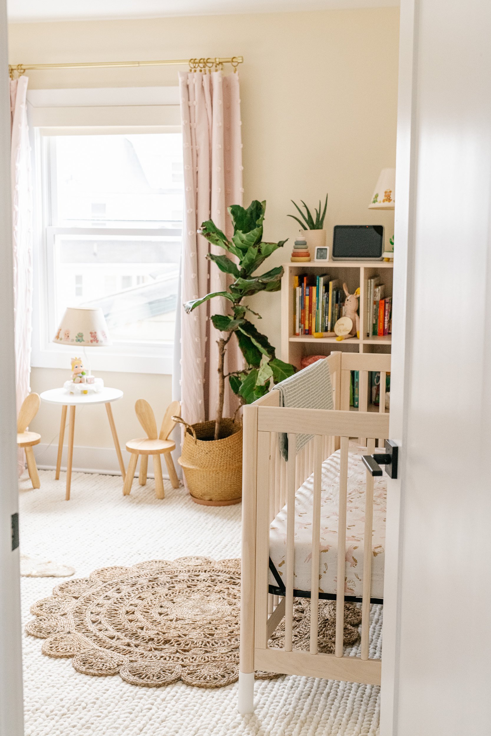  Portrait of a boho baby nursery by Nicole Hawkins Photography during an in-home newborn session in NJ. boho nursery #NicoleHawkinsPhotography #NicoleHawkinsFamily #Newborns #InHomeNewborns #NicoleHawkinsNewborns #NJnewborns #babygirl 