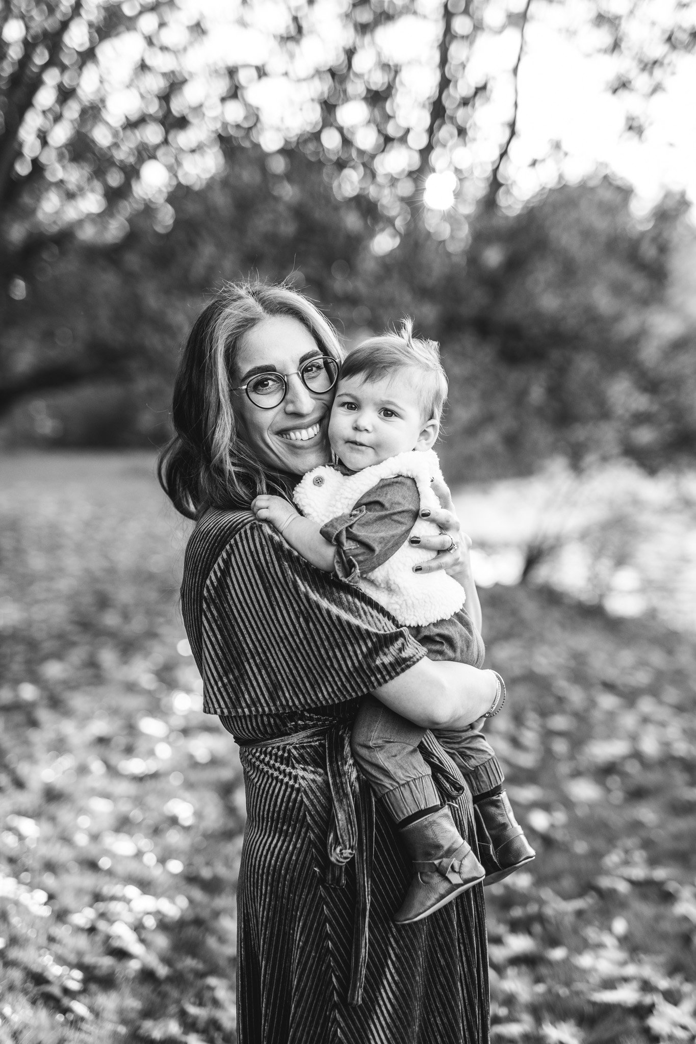  Dynamic and moody mother and baby portrait in the NJ fall leaves by Nicole Hawkins Photography. mother and baby dynamic #NicoleHawkinsPhotography #NicoleHawkinsFamily #fallfamilyphotos #fallphotos #familyphotographerNJ #NJfallfamilypics 