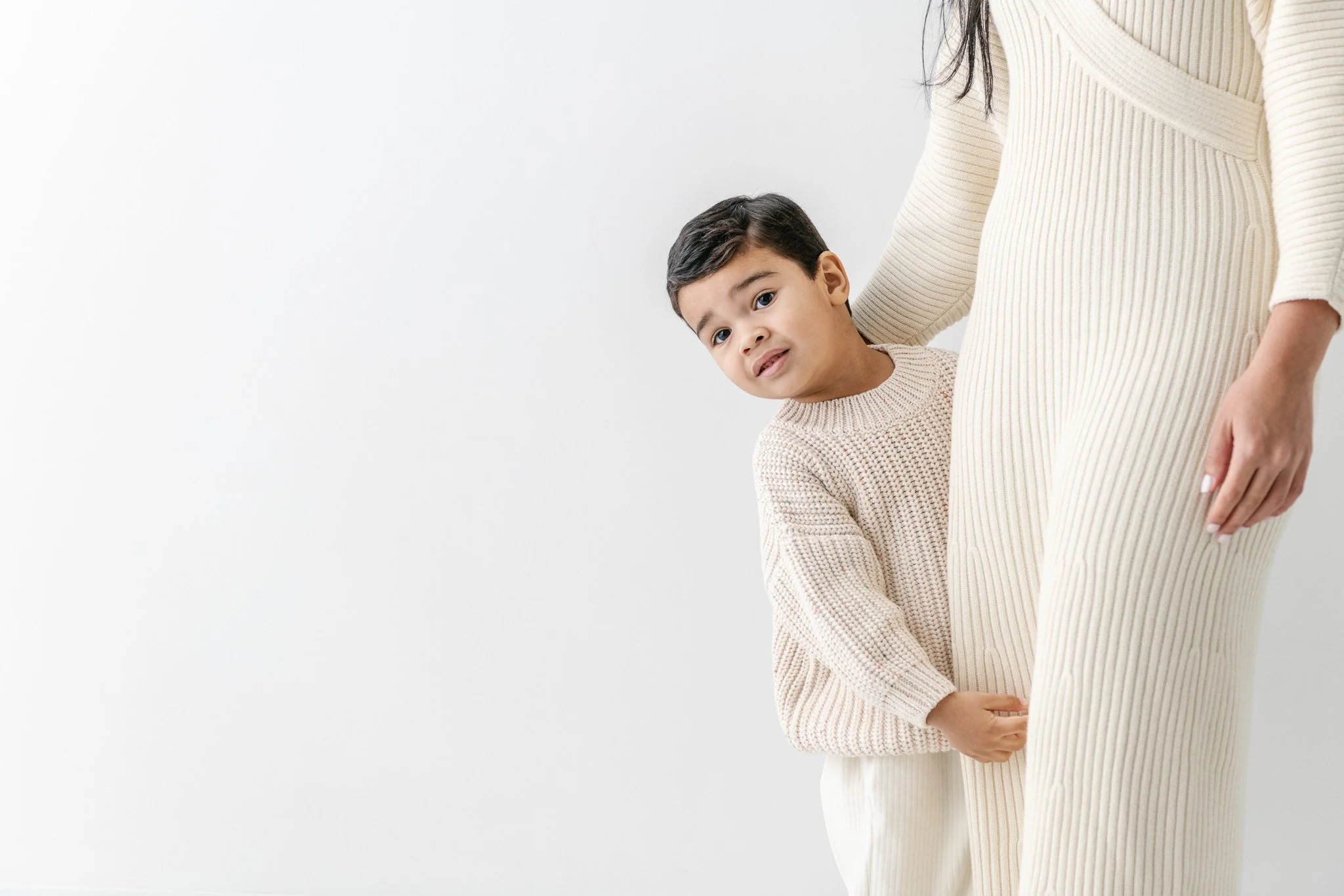 Modern Mom &amp; Me Studio Portraits