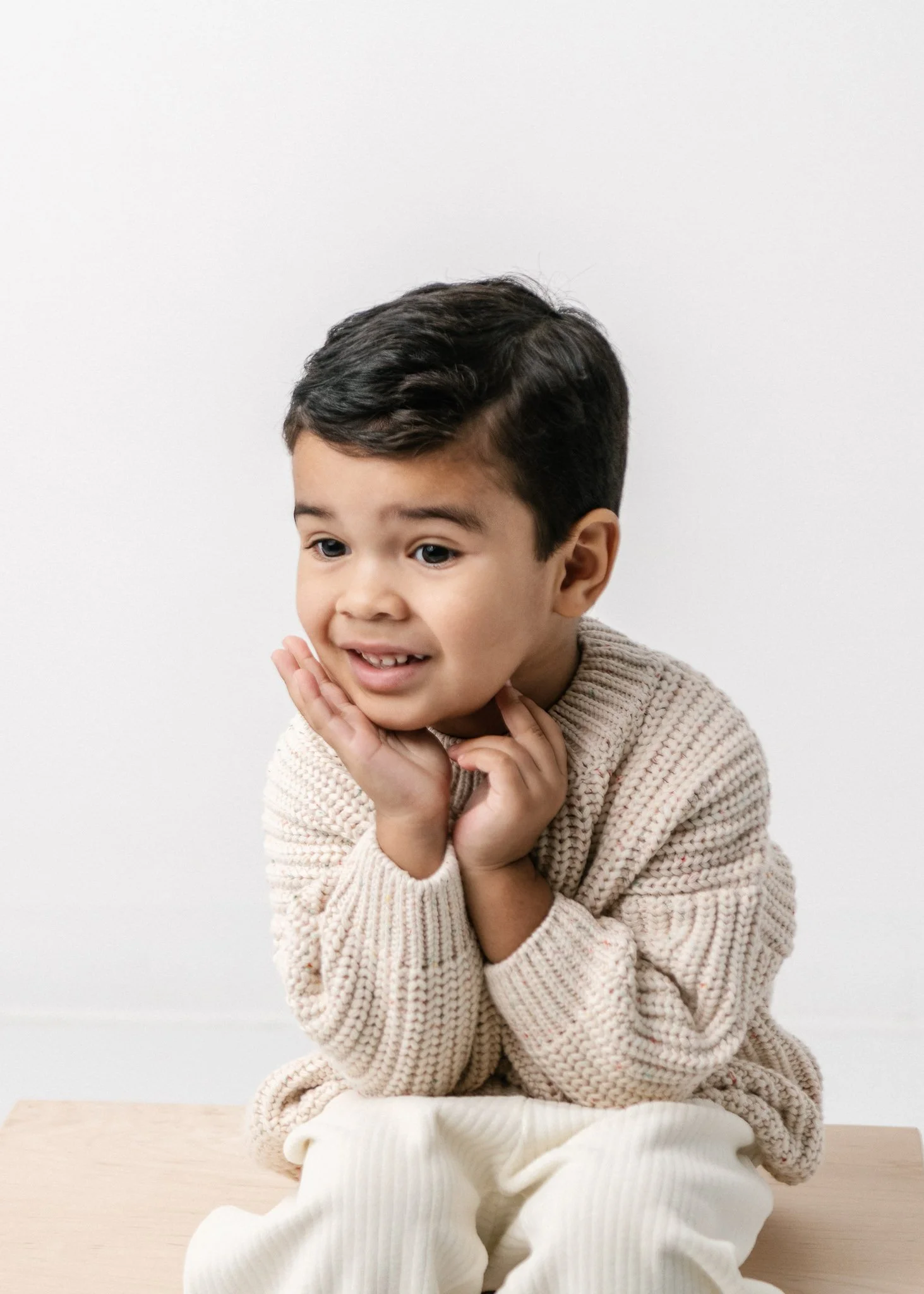  New Jersey Photographer captures a young boy's portrait while he makes silly faces by Nicole Hawkins Photography. toddler #NicoleHawkinsPhotograaphy #NicoleHawkinsChildren #StudioBabies&amp;Children #NJphotographers #modernportraits #mom&amp;meportr