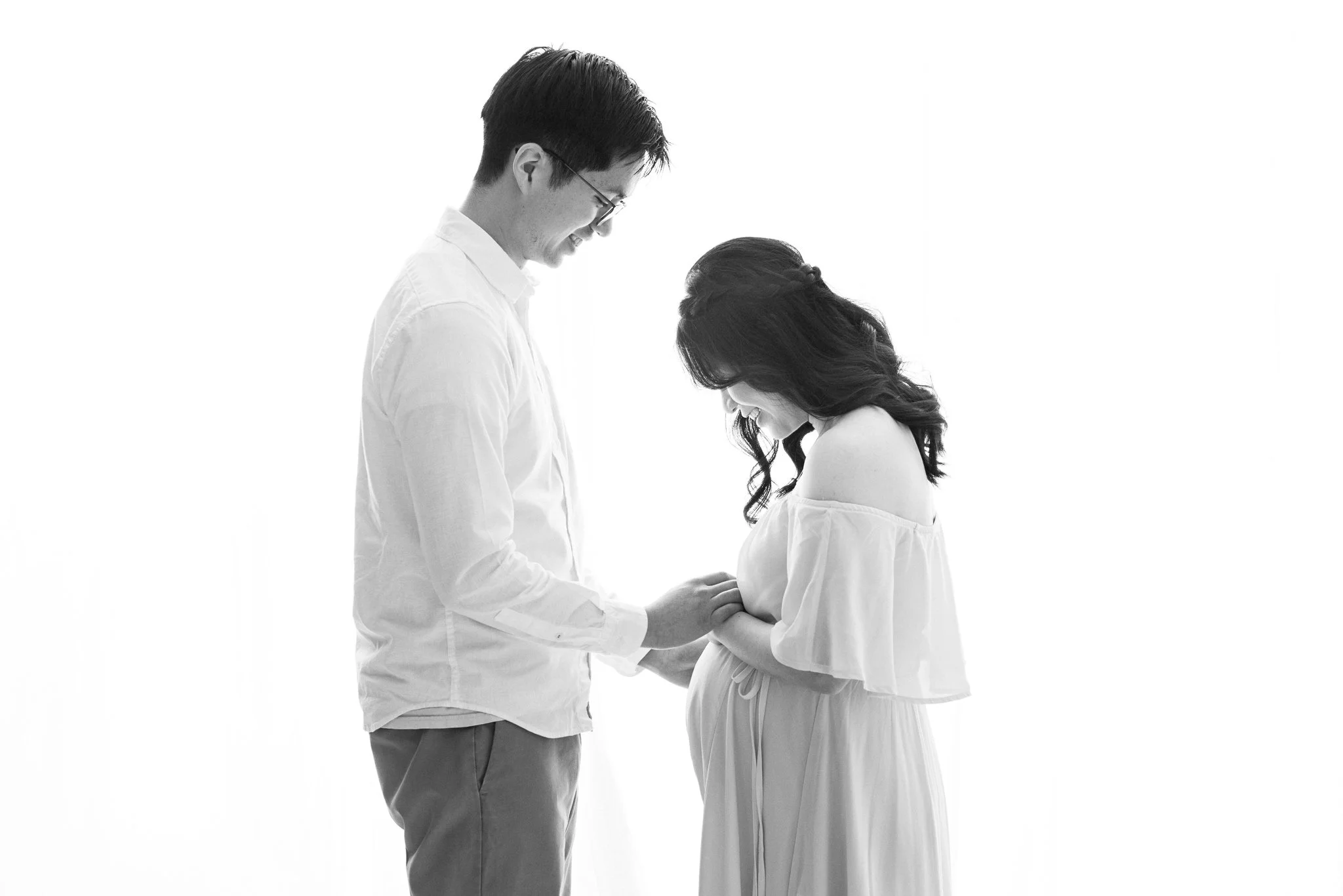 Clarissa and Dan's Studio Maternity Portraits