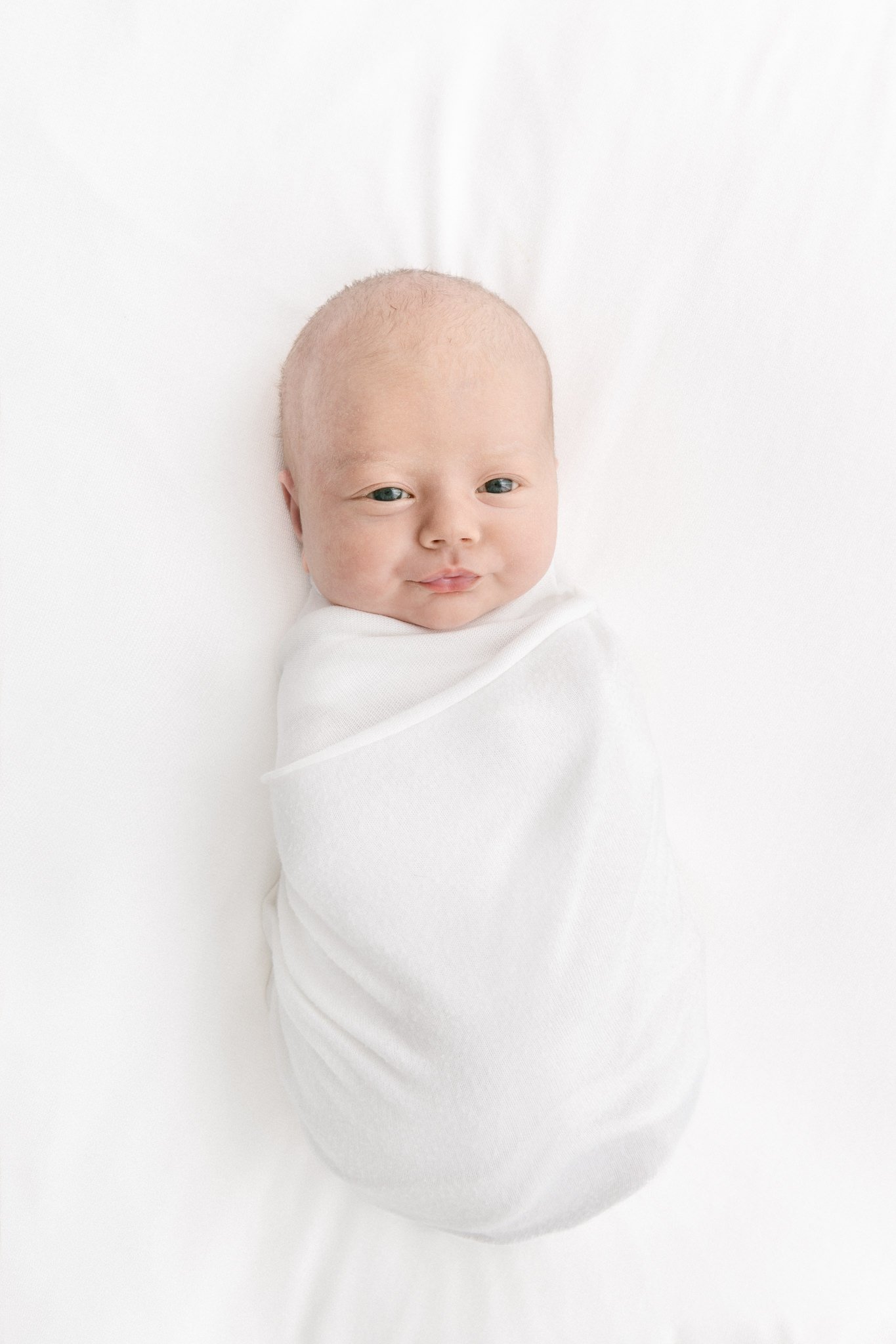  Studio newborn portrait by Professional Nicole Hawkins Photography in New Jersey. baby girl in all white baby blessing #NicoleHawkinsPhotography #NicoleHawkinsNewborns #StudioNewborn #StudioFamily #EastCoastNewbornPhotographer #NewJerseyNewborns #Ne