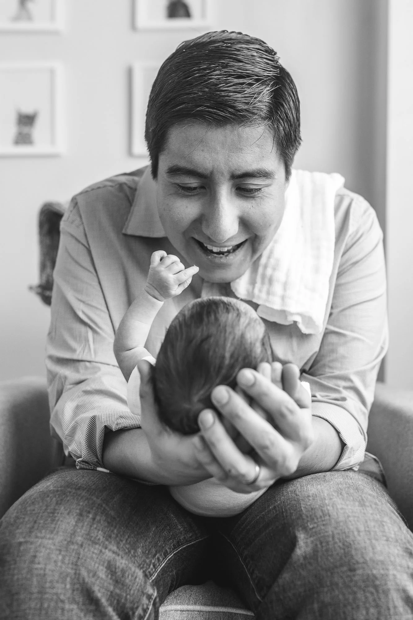  Lifestyle in-home newborn session documents your home as it was when your little one was brought home for you to remember forever. Lifestyle newborn in home northern new jersey #njnewbornphotographer #newbornstudiophotography #newbornhomesession #ma