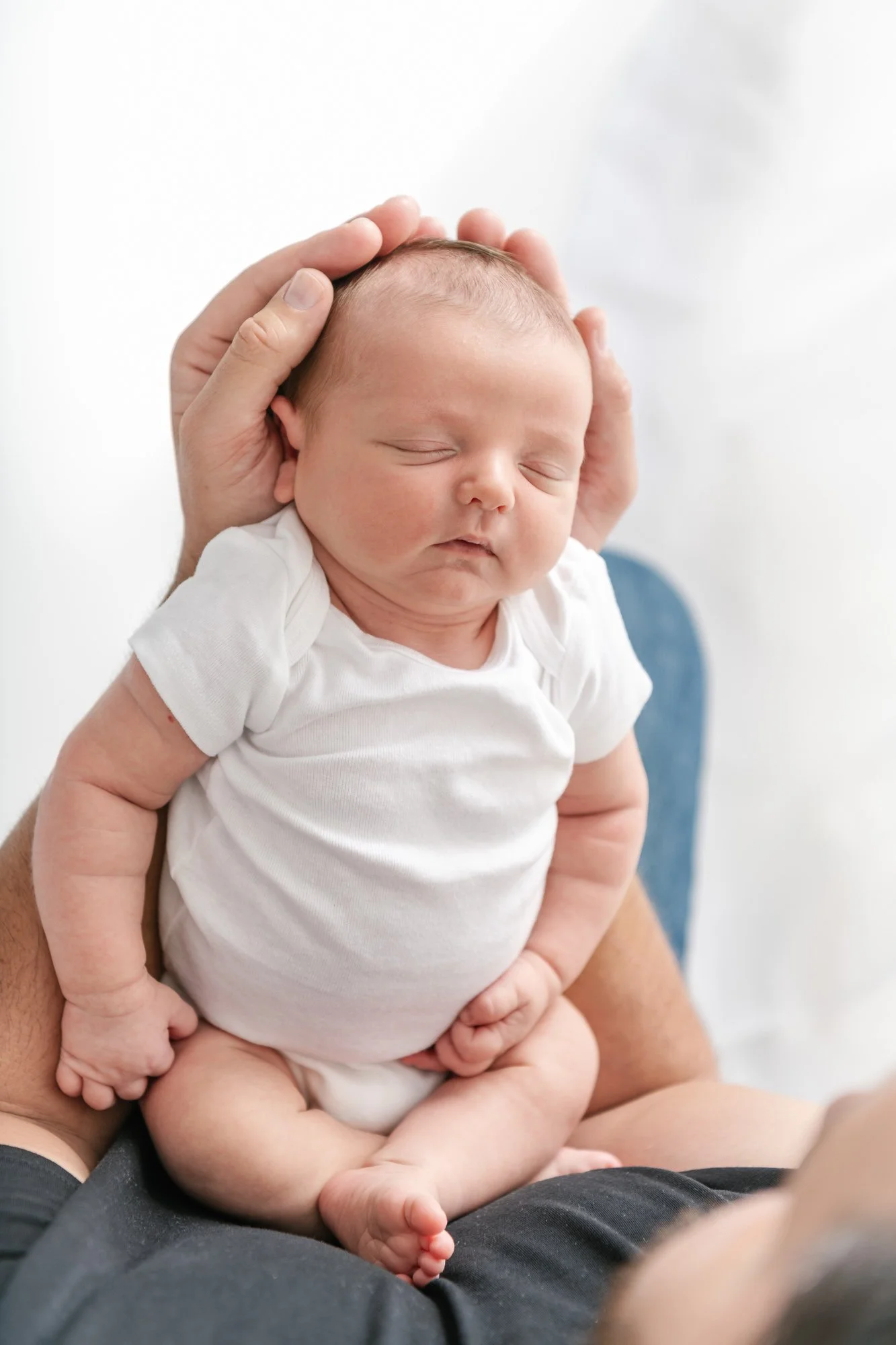  A benefit of a newborn studio session with Nicole Hawkins Photography is that you don't need to worry if your home is decorated enough for professional photos. Pros cons newborn studio in-home professional photos NJ #njnewbornphotographer #newbornst