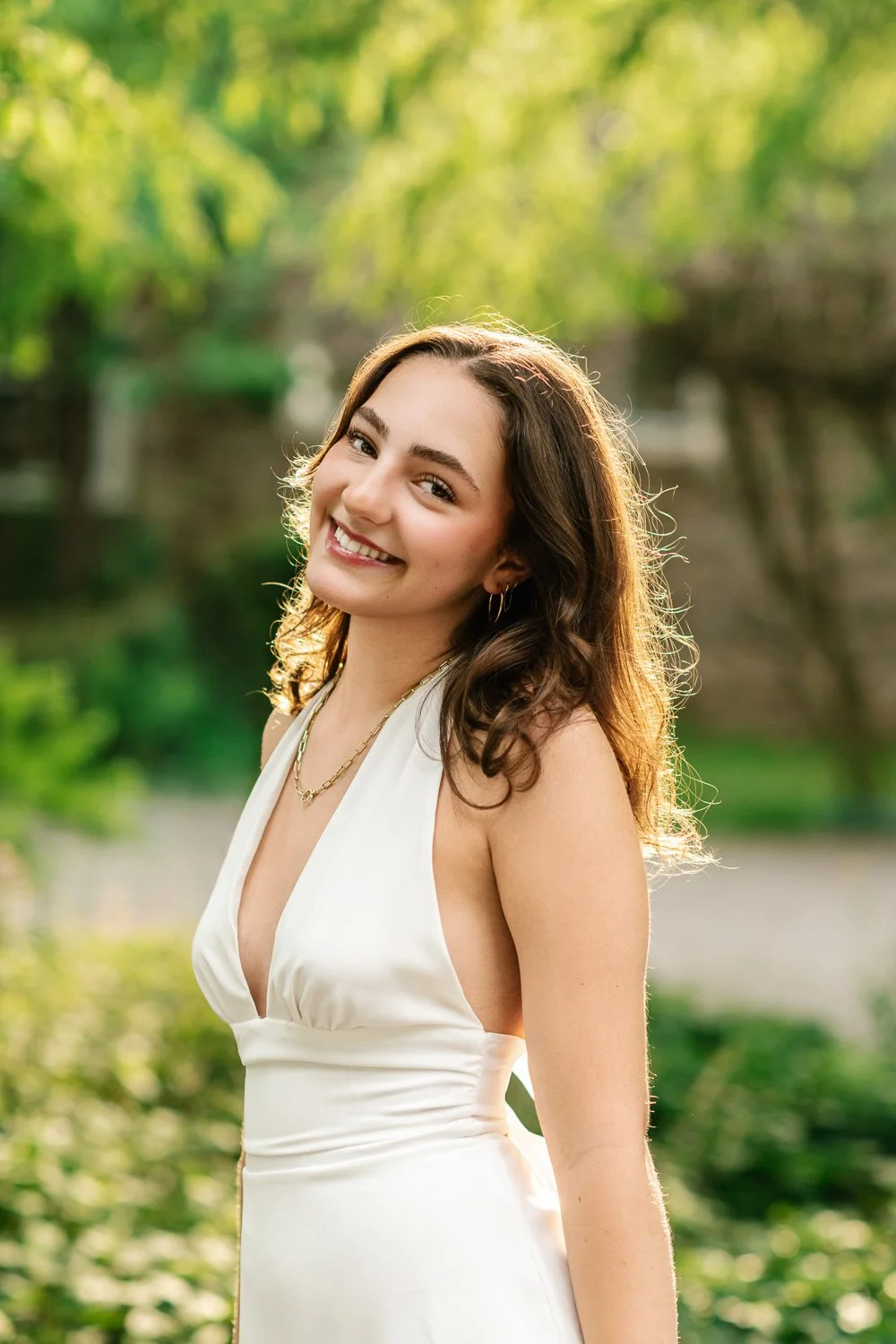 Senior Portraits at Cross Estate Gardens in Morris County, NJ
