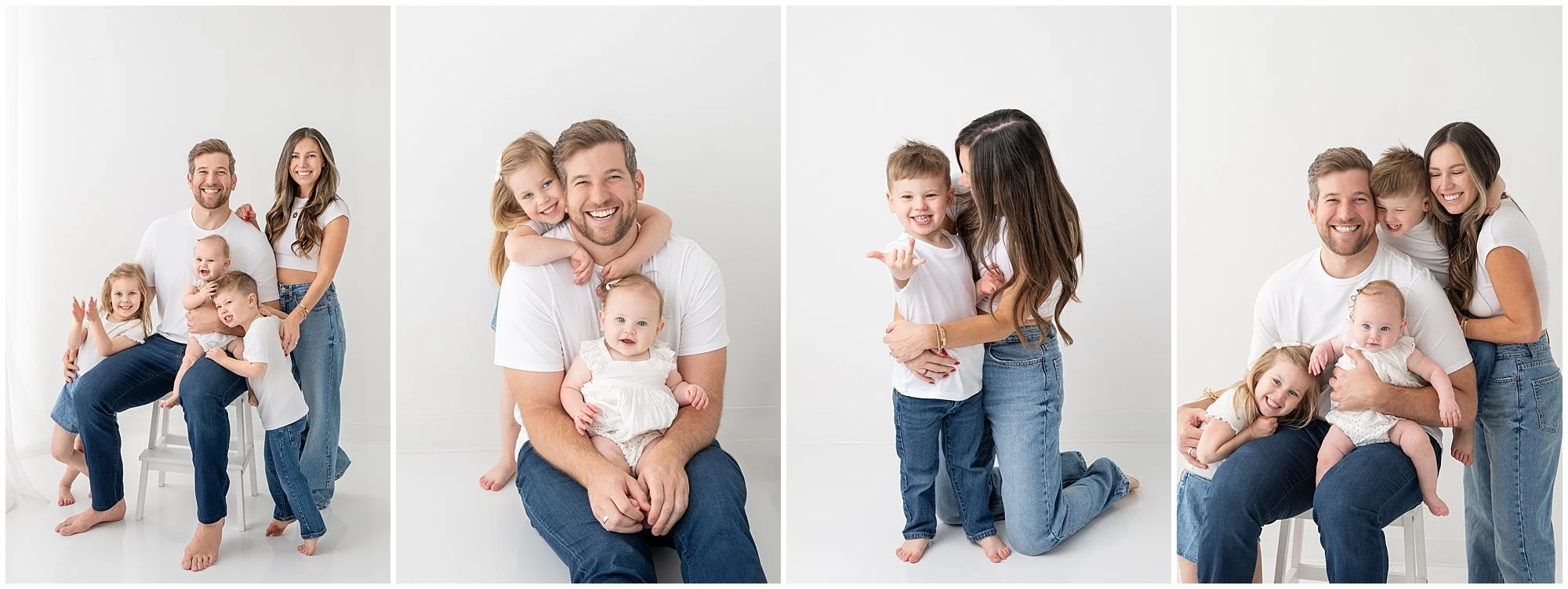 Modern Family Studio Portraits in Maplewood, NJ
