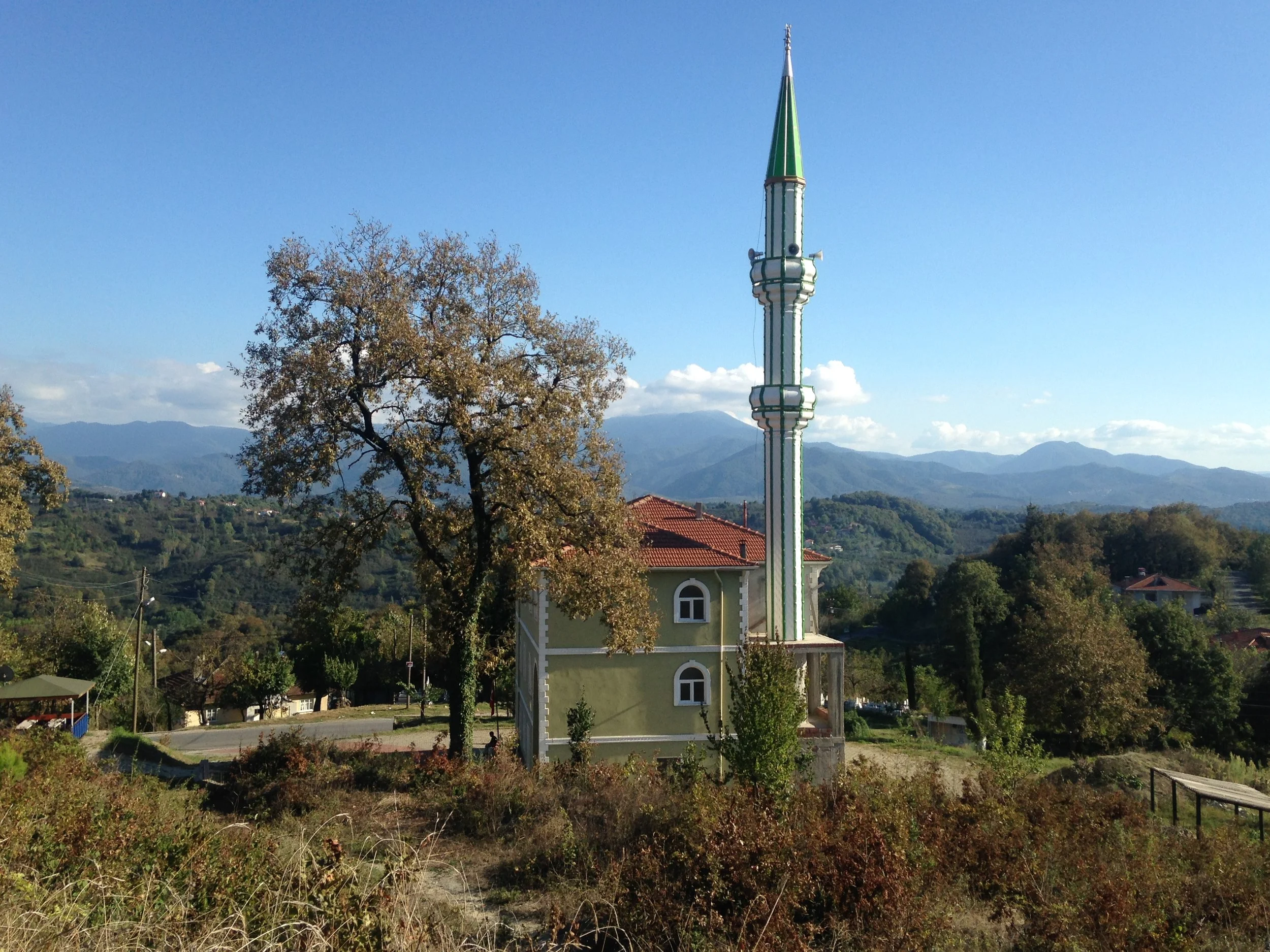 cycling in the Black Sea region we spotted this beautiful mosque. 