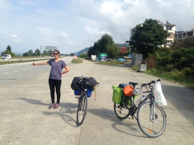 Why to cycle the whole silk road when you can hitch hike?