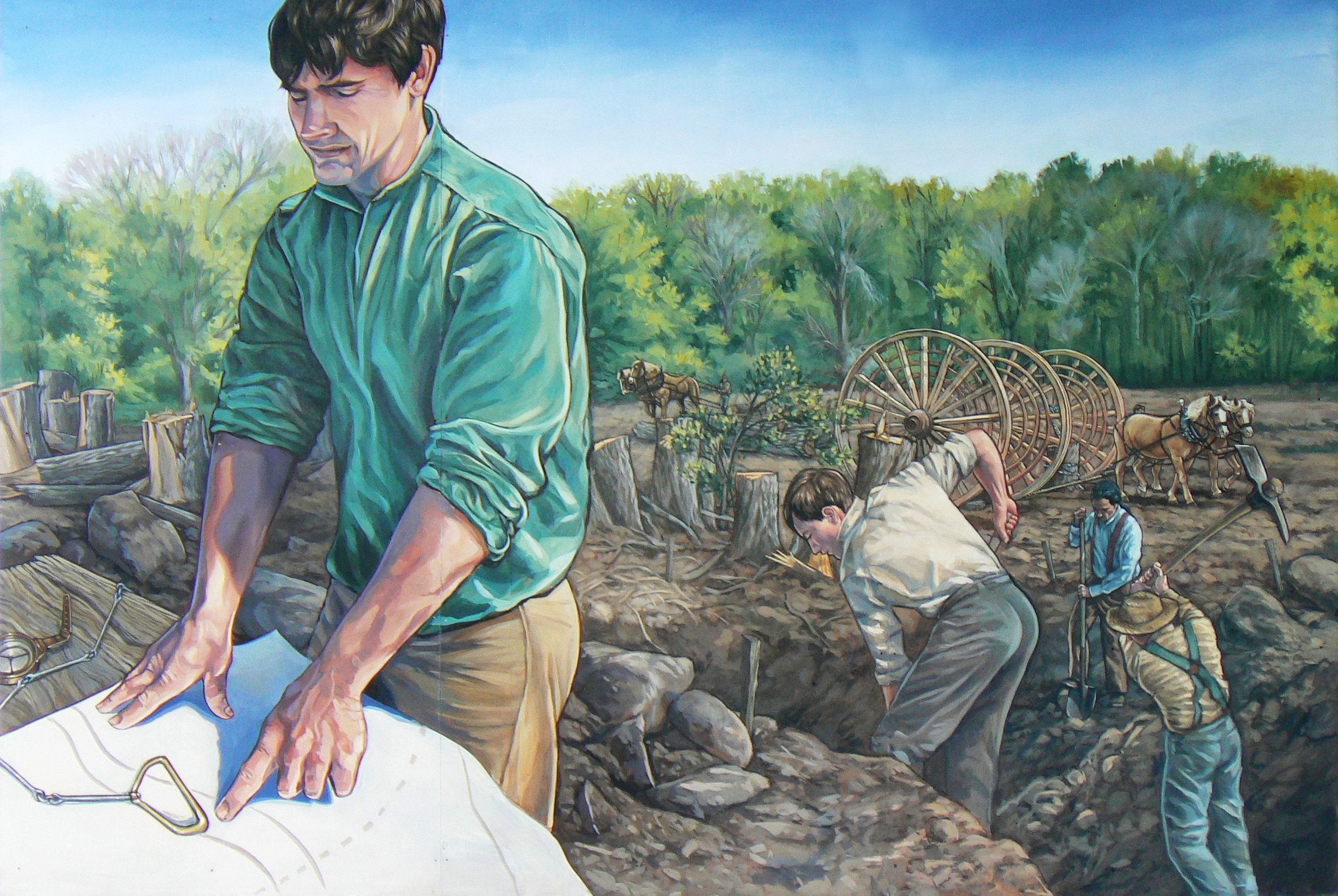 Excavating the Erie Canal