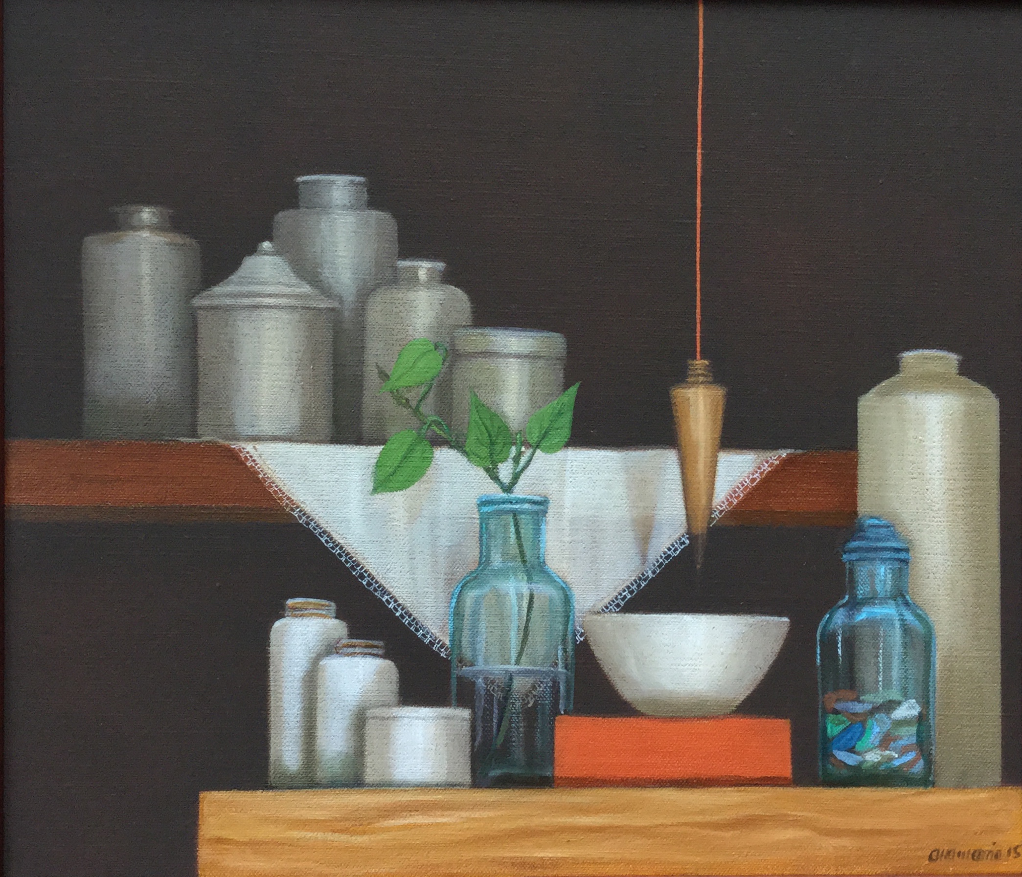 Horror Vacui, Oil on Linen, 14" x 16"