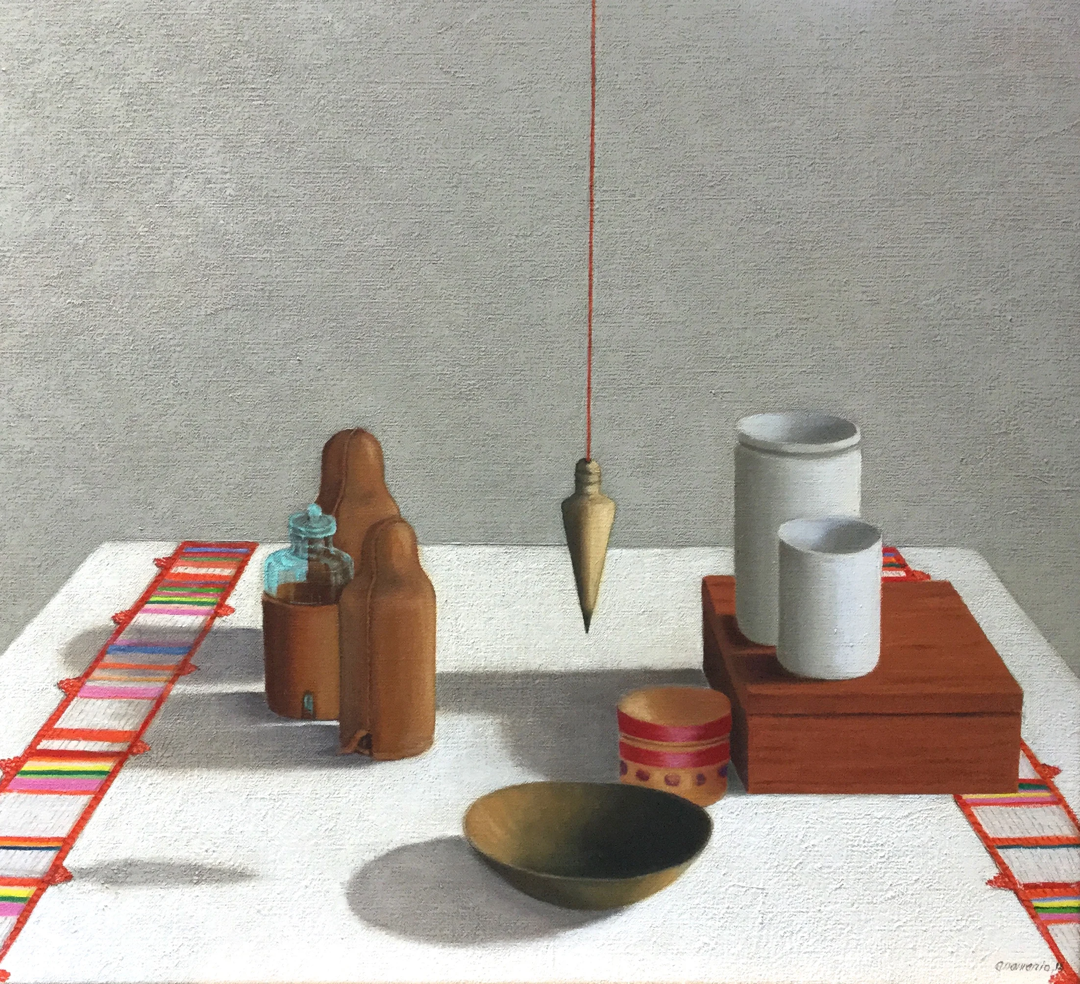 Balance, Oil on Linen, 20" x 22"