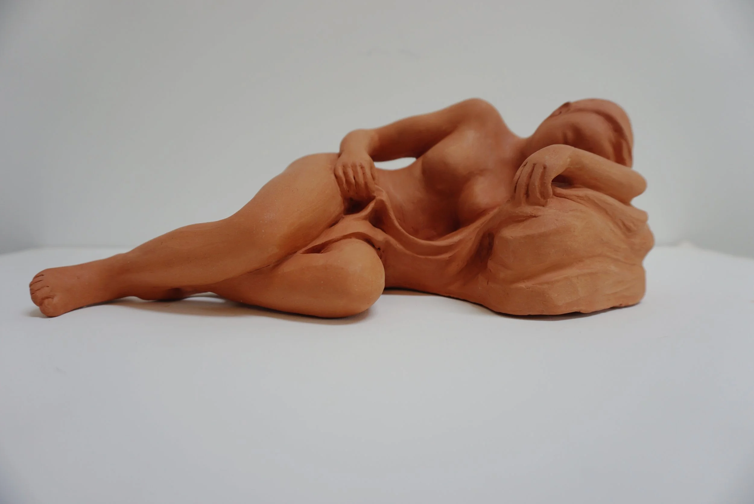 Reclining Woman, Terracota