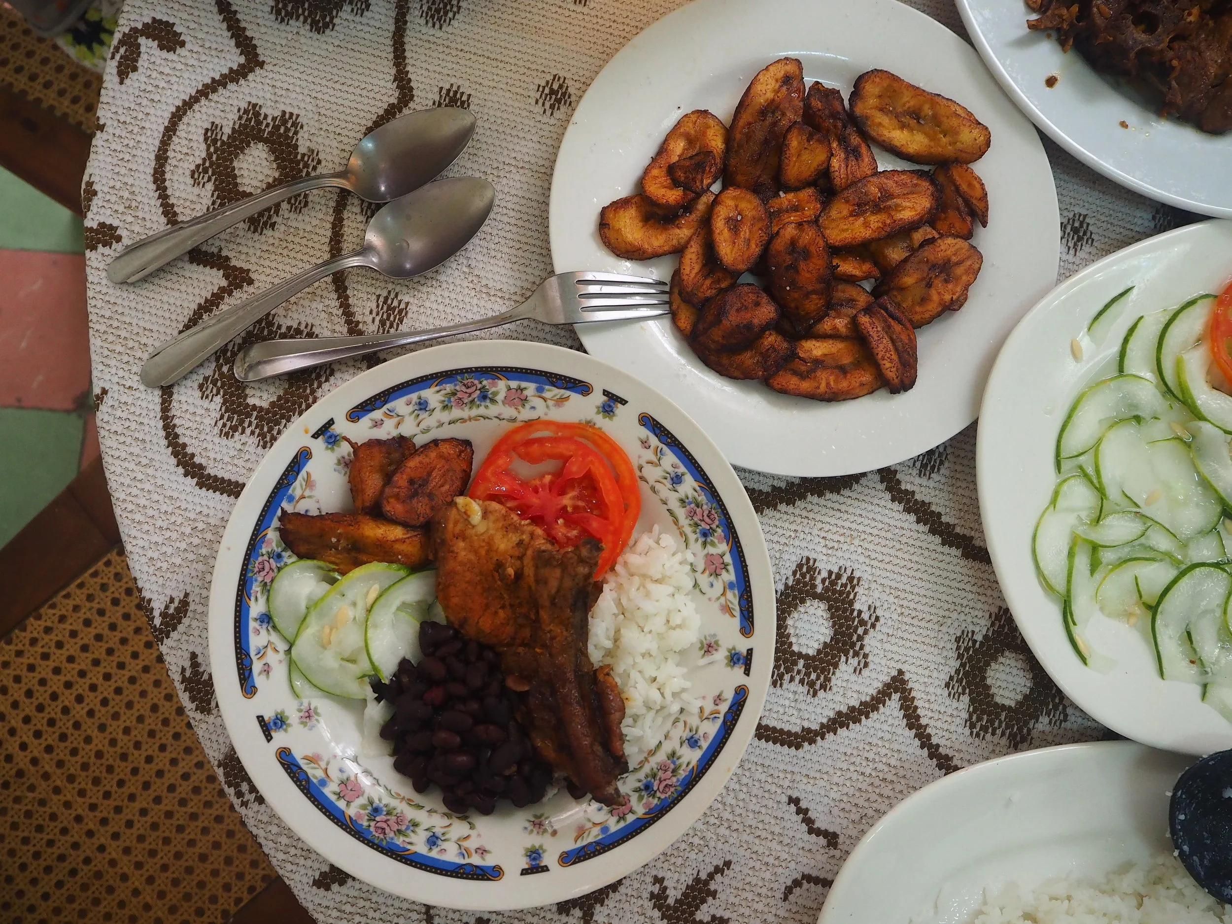 Xiomara's Cuban Pork, Plantain and Beans