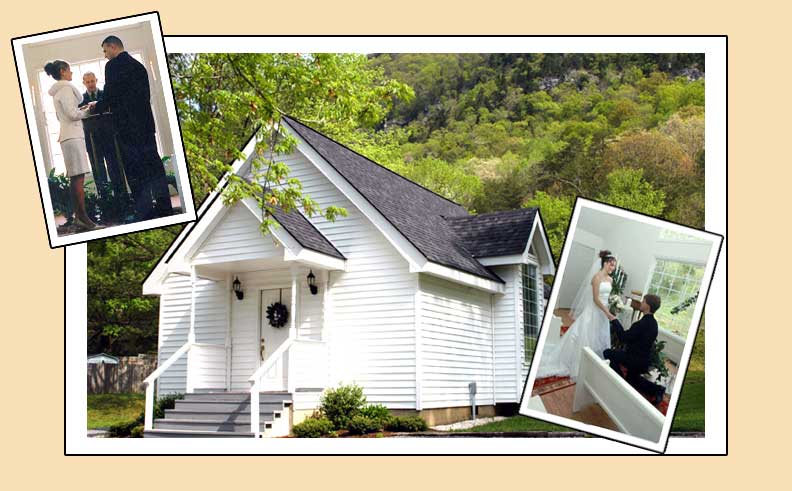 Cumberland Gap Wedding Chapel 905 North Cumberland Drive, in Cumberland Gap Cumberland Gap was once known as "The Wedding Place" of the Tri-State area. Passenger trains arrived daily and over four thousand couples were married in this little historic town. The tradition now continues... with the Cumberland Gap Wedding Chapel. Located in a charming quaint chapel, at 905 North Cumberland Drive, in Cumberland Gap. Make your wedding a day to remember by having your ceremony performed in the historic town of Cumberland Gap. We offer complete wedding packages, so call for details. 423-869-5562, or e-mail cumberlandgapweddingchapel@outlook.com. http://www.cumberlandgapweddingchapel.com/