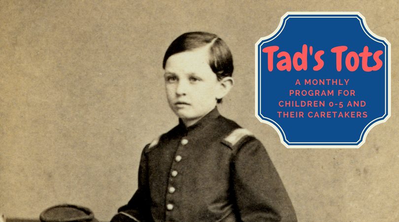 Tad's Tots is the Abraham Lincoln Library and Museum's free monthly program for children 0-5 and their caretakers. July's short program introduces children and their caregivers to the life of Abraham Lincoln. My Little Golden Book About Abraham Lincoln will be read, and a show-and-tell of a few items in the museum gallery follows the story. Following the tour, children and caregivers can make a special Abraham Lincoln craft to take home. Registration is required. Please see ticketing on this page, or contact Program Coordinator Natalie Sweet at natalie.sweet@lmunet.edu.