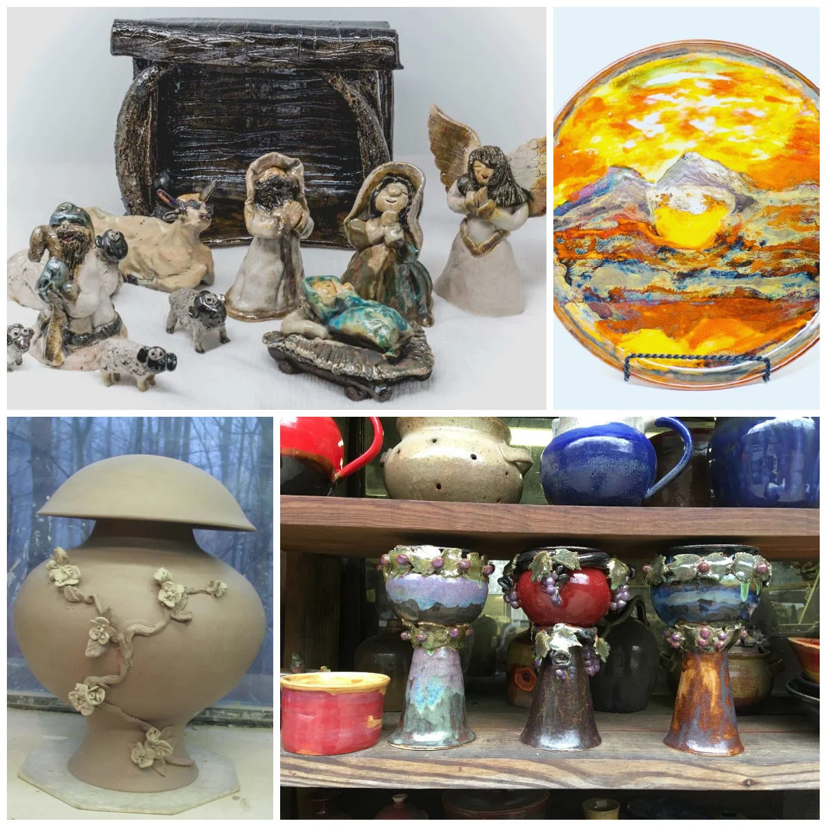 Joppa Mountain Pottery We welcome visitors to our rural pottery location in Grainger County - Eastern Tennessee anytime! 1479 Joppa Mountain Road - Rutledge, Tennessee 37861 Not in the area? Be sure to visit our Etsy shop ( www.etsy.com/shop/JoppaMTNPottery ) to purchase our pottery online. We can ship anywhere! If you have questions about classes, ordering, custom orders, turnaround time or shipping contact us online or call (865) 230-0471.