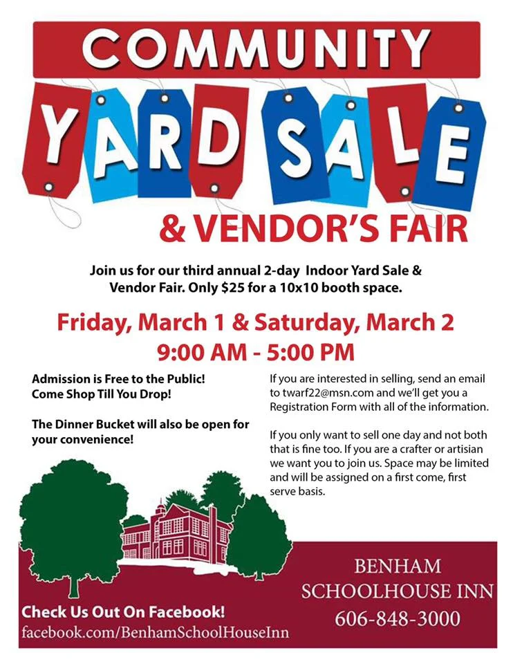 community yard sale benham.jpg