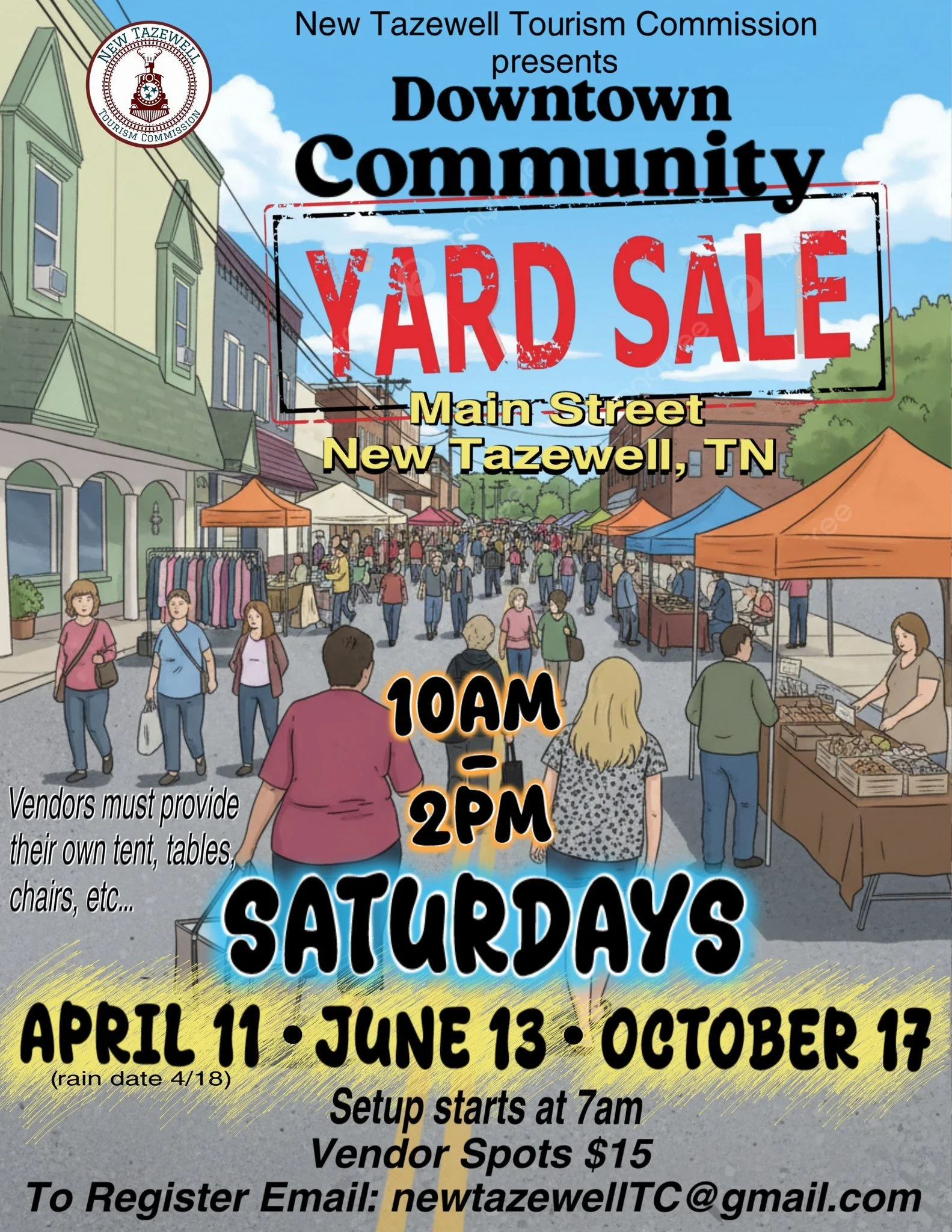 Downtown Community Yard Sale - CLAIBORNE COUNTY