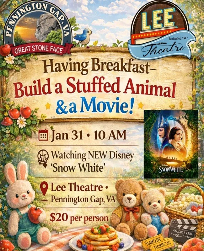 Breakfast, Build a Stuffed Animal & Movie - LEE COUNTY
