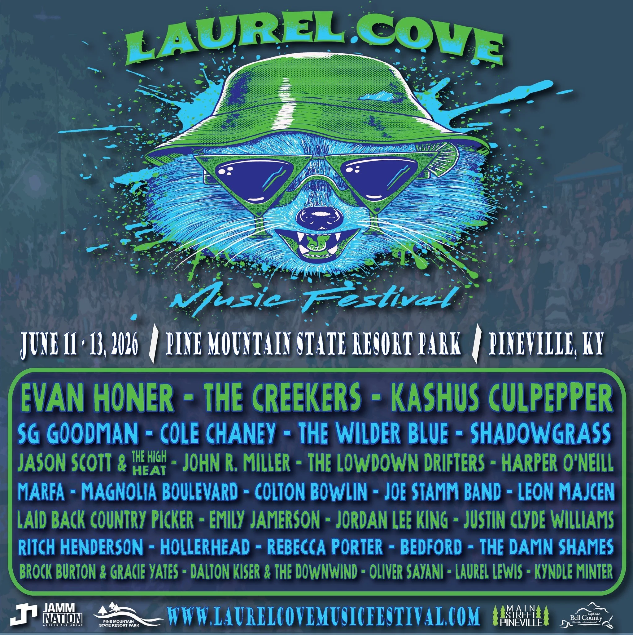 Helluva lineup this year! JSB will be hanging on Friday, June 12! Get your tickets at www.laurelcovemusicfestival.com 

@laurelcovemusicfestival