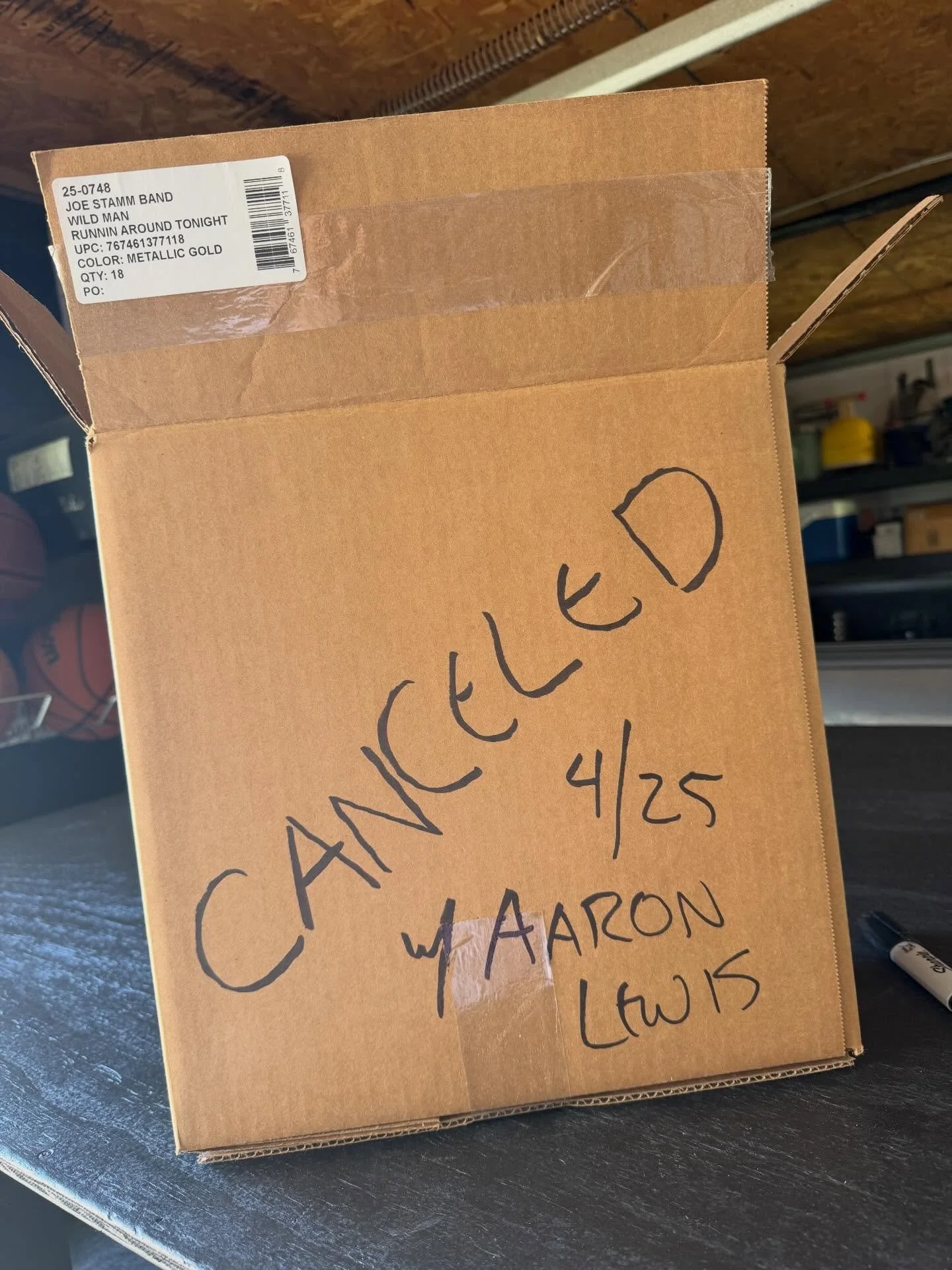 I just got word that Saturday&rsquo;s show with Aaron Lewis in Poplar Bluff, MO has been canceled ☹️ Sorry folks. Here&rsquo;s the official verbiage that was sent to us:

&ldquo;Due to circumstances beyond our control, the upcoming Aaron Lewis show i