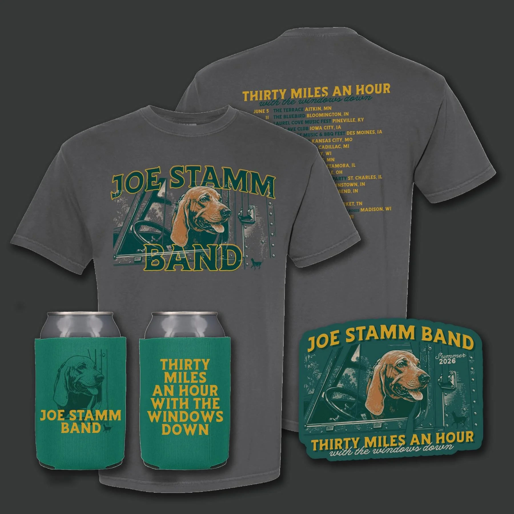 What&rsquo;ya think of the new merch? 

📦 joestammband.com/merch (link in profile)

#joestammband #midwesttown #bottleyouup #coonhound #blackdirtcountryrock