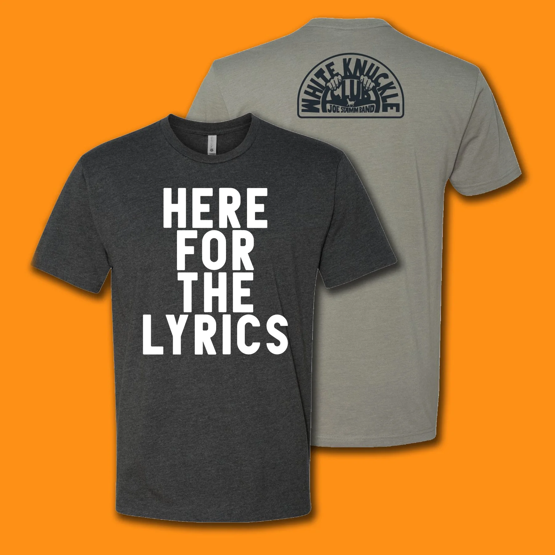 Here For The Lyrics T-Shirt Both.jpg