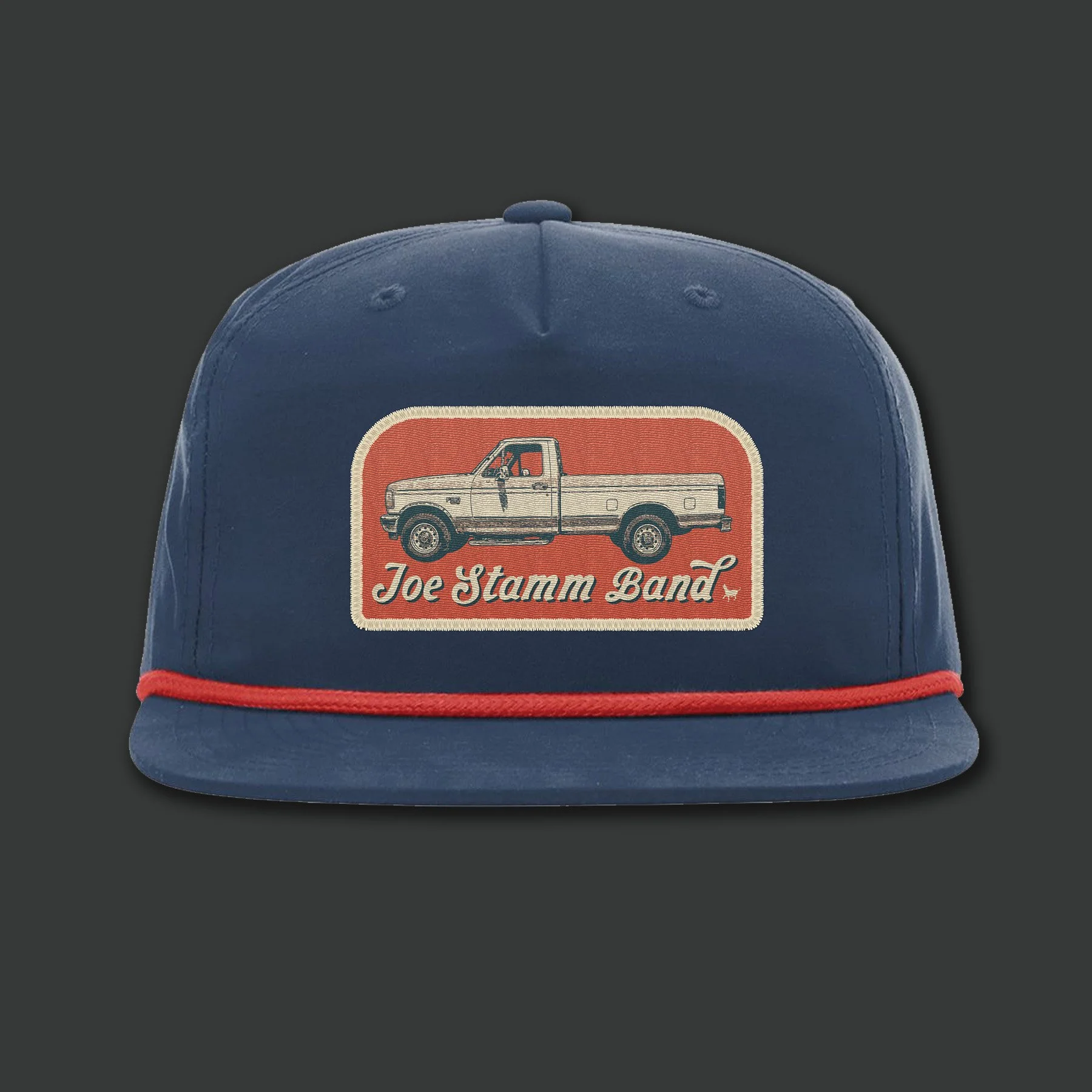F150 Patch Gramps Hat Navy and Red.jpg