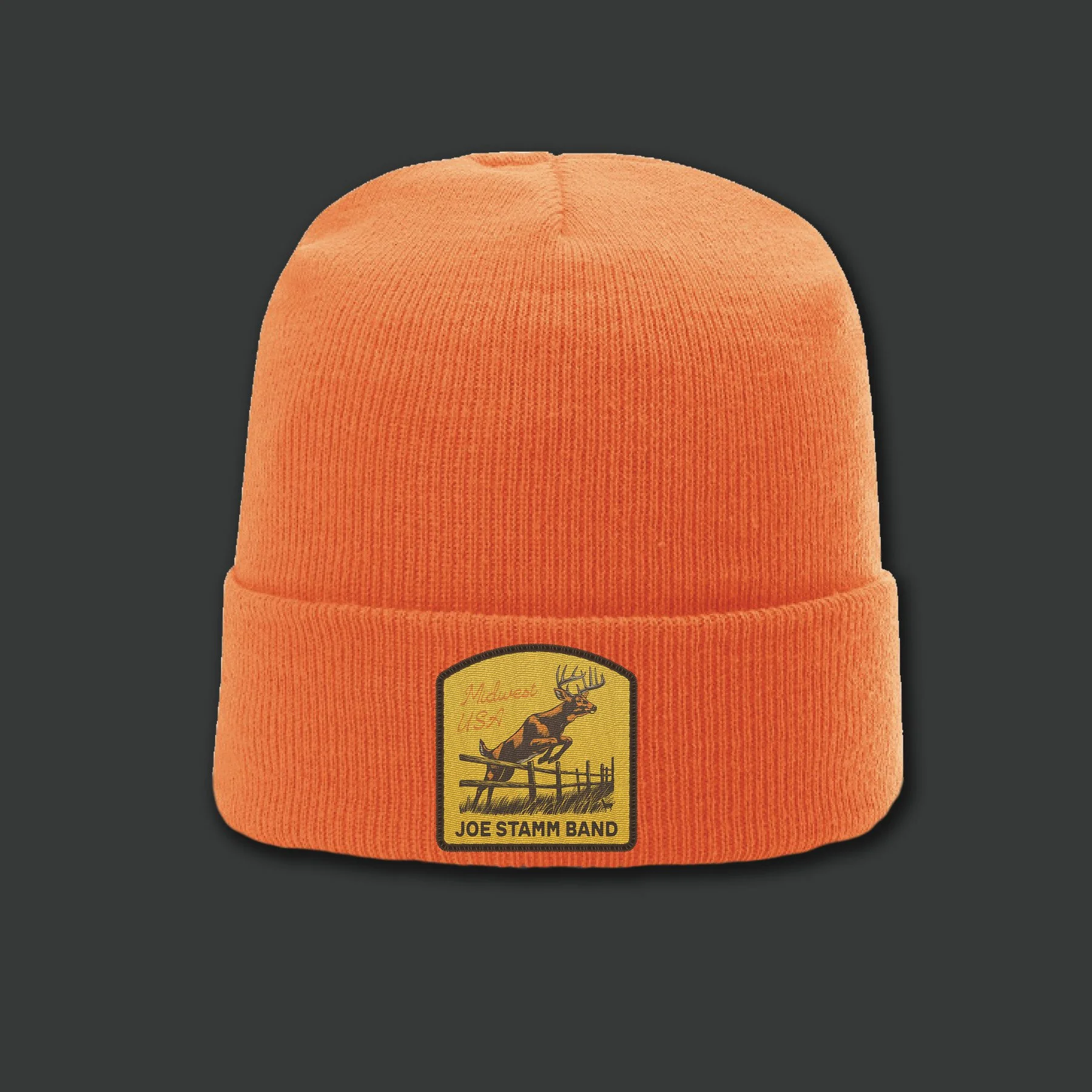 Deer Hunting Blaze Orange Stocking Hat.jpg