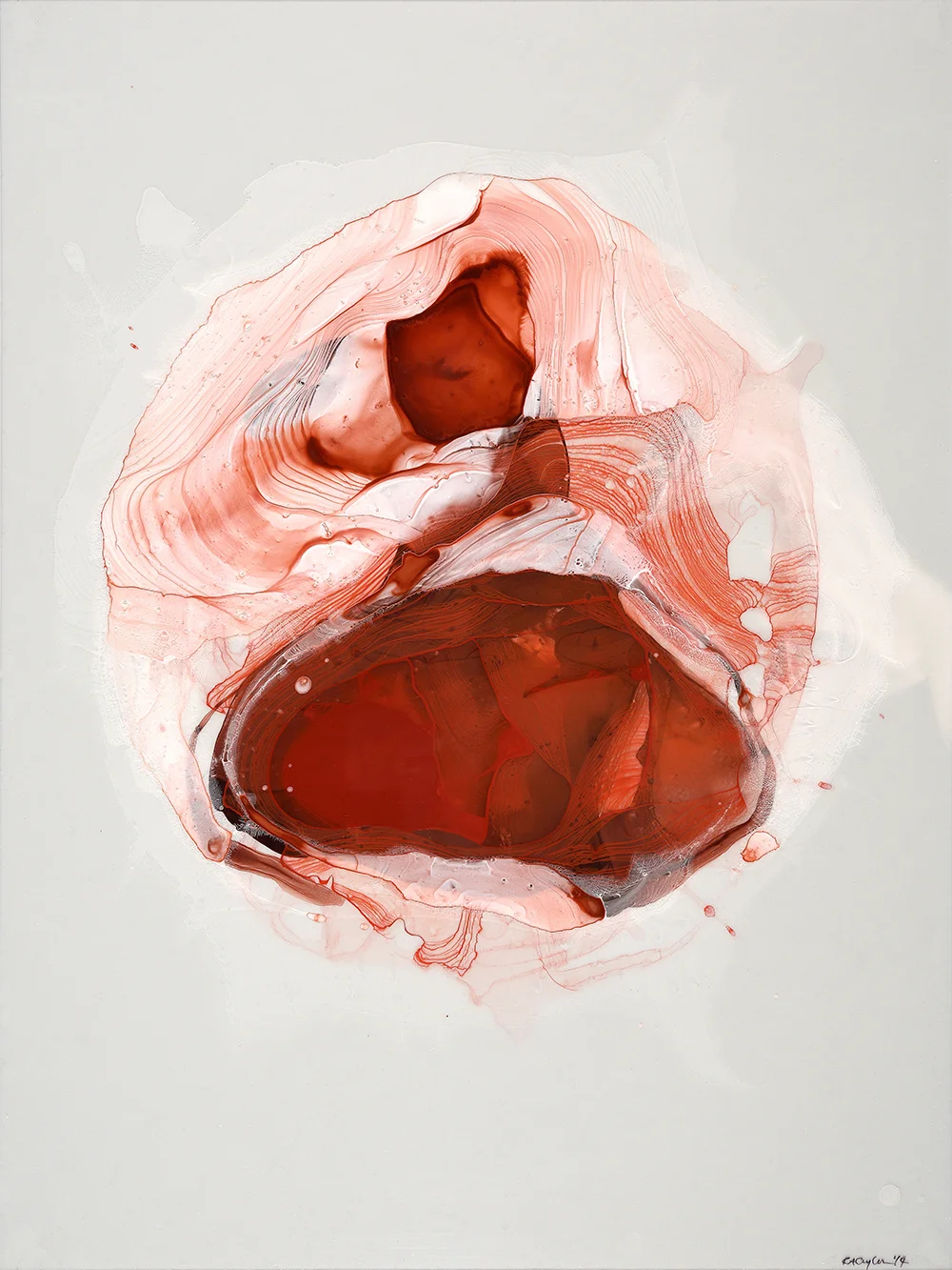 F-W5 18" x 24" Acrylic on Plexi