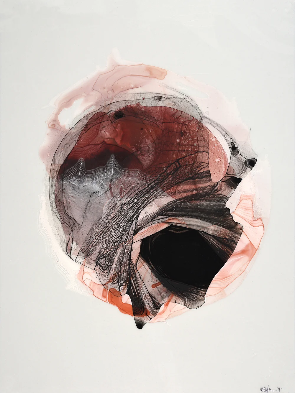 F-W6 18" x 24" Acrylic on Plexi