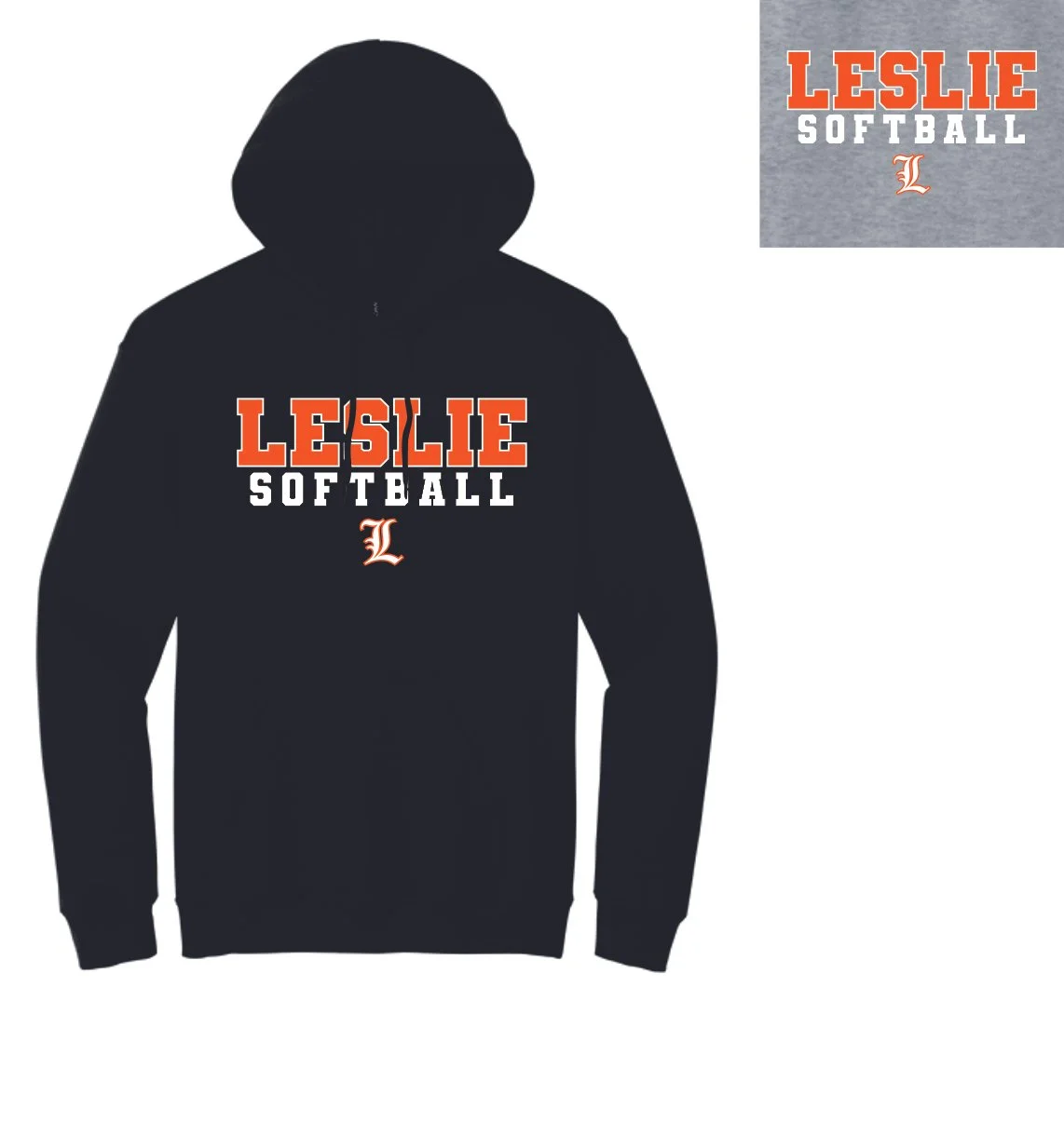Leslie HS SFTBL cotton hoodie.jpg