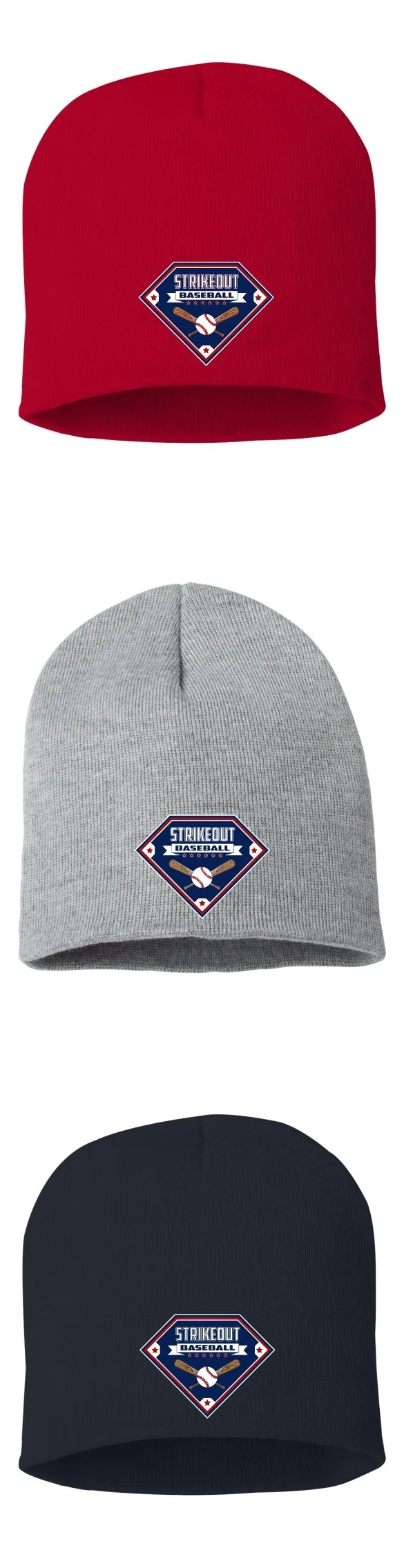 Strikeout Baseball 8in Beanie SP08.jpg