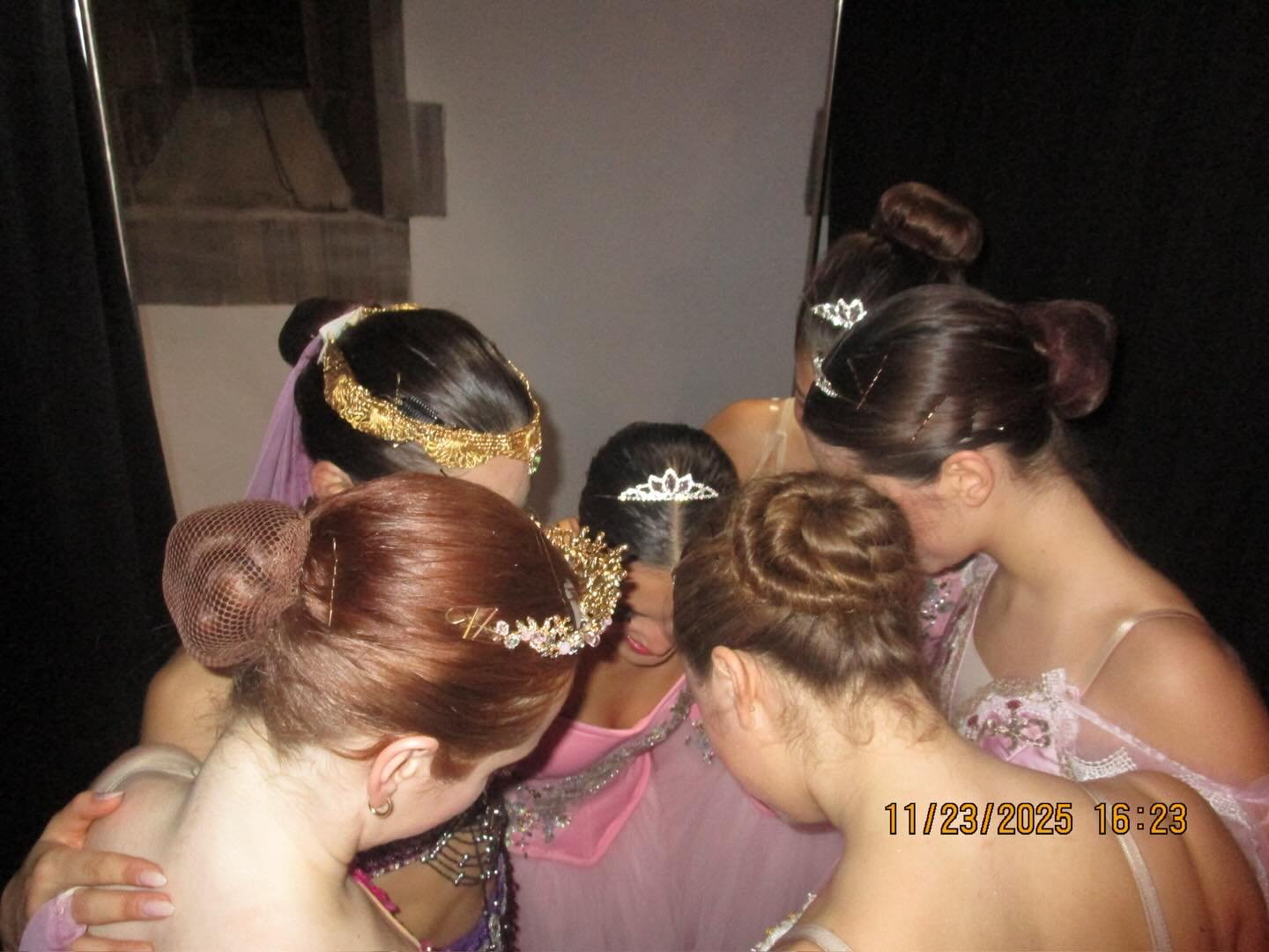 Pre nutcracker huddle ✨