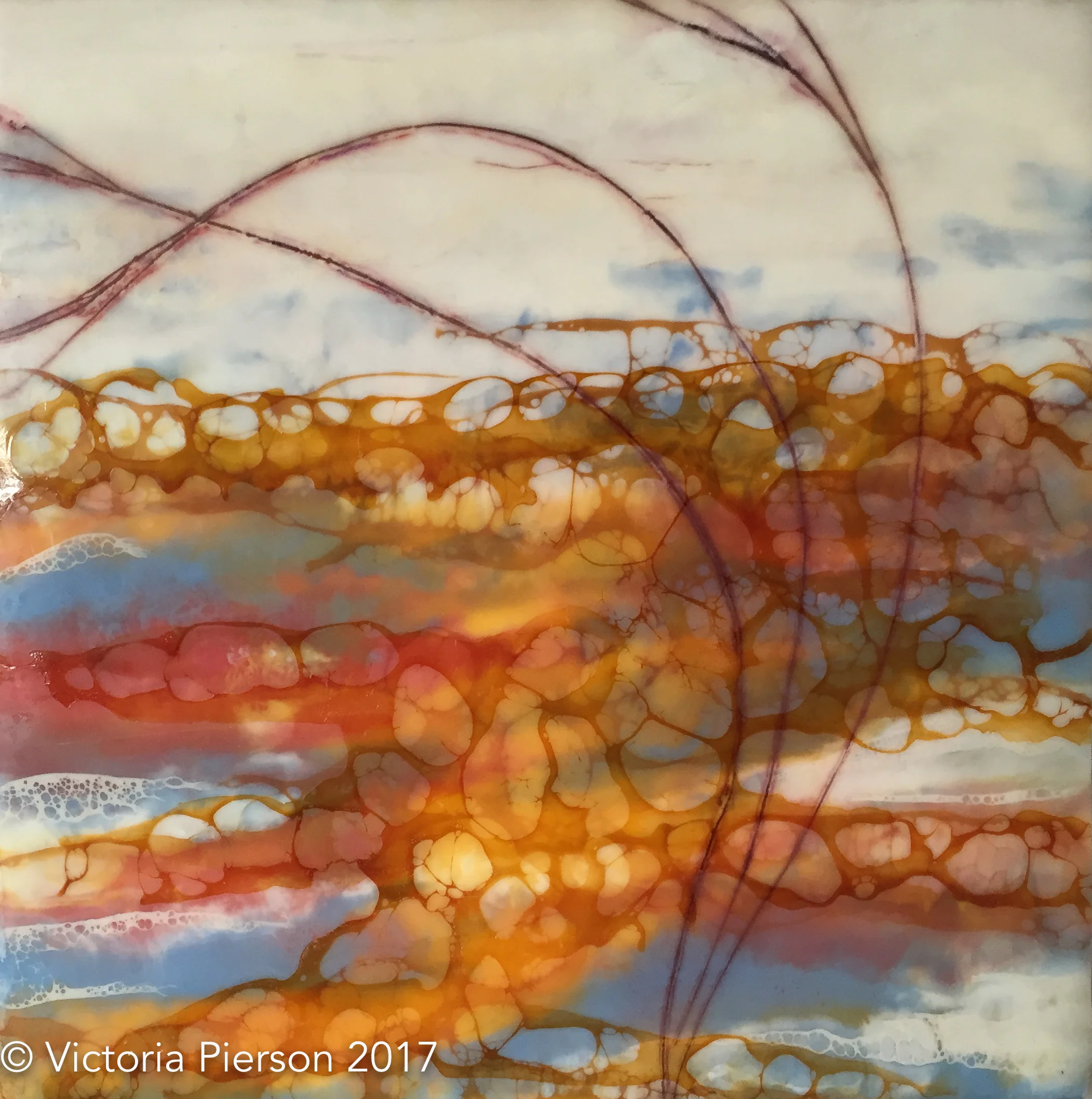 Victoria-Not For Sale-My First Encaustic Piece