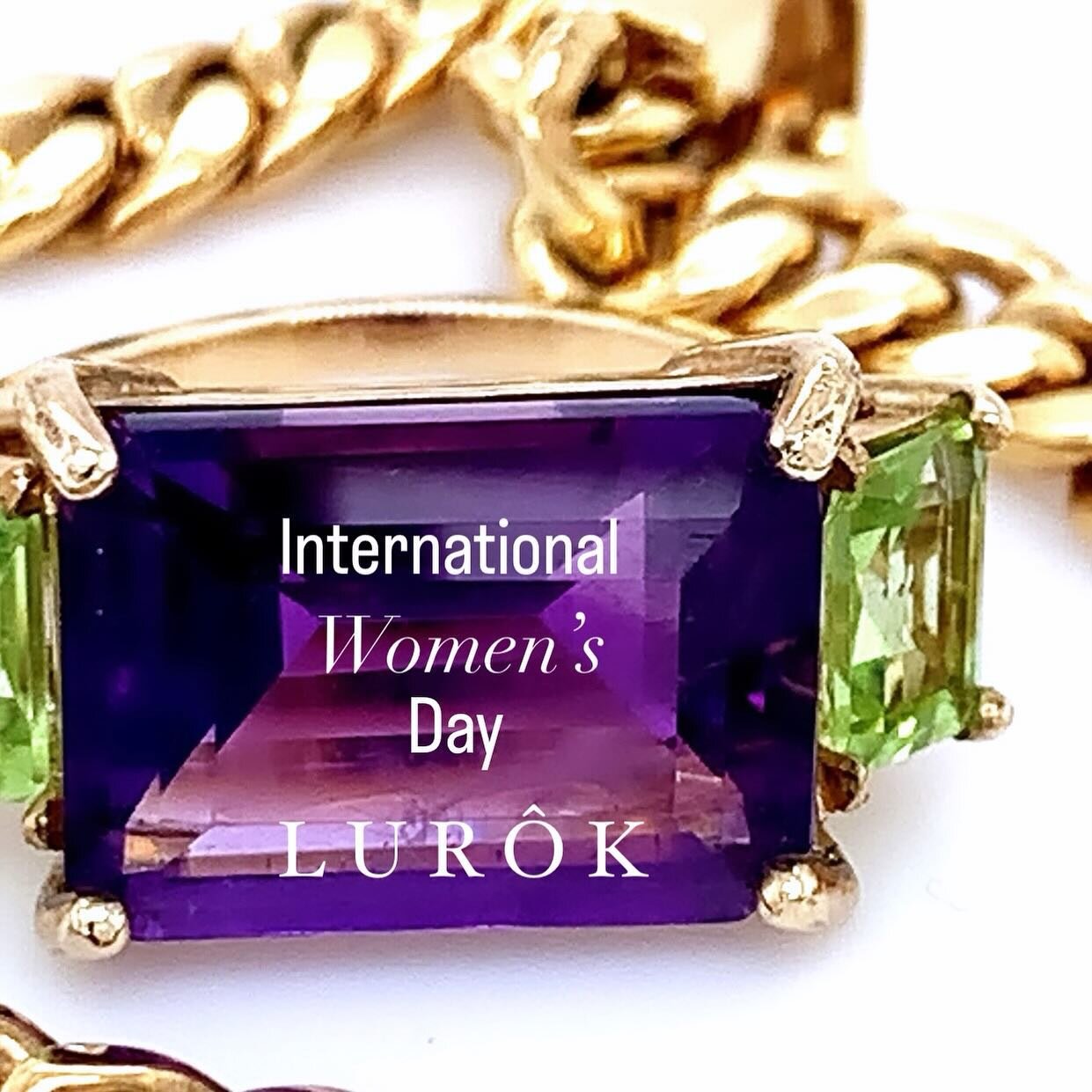 8th March 💜International Women&rsquo;s Day 💟
#women #womenjewelry #finejewelry #goldjewellery #womenempowerment #lurok #lurokjewelry