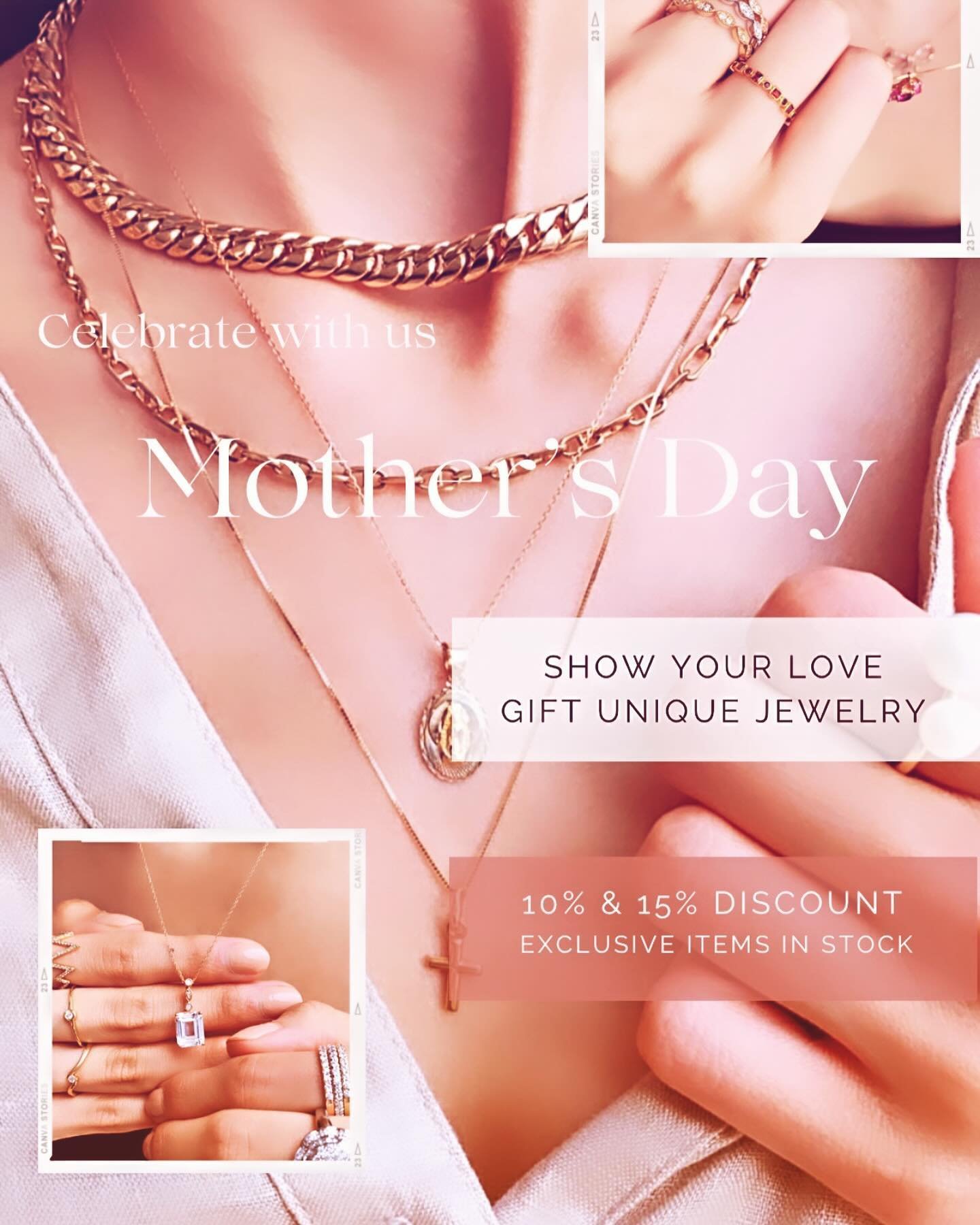 &hearts;️ Mother&rsquo;s Day Discounts&hellip;. &hearts;️ 
💎 10% OFF Card &amp; 15% OFF Cash 💰 
📧 Plus Free Shipping ✉️ 
.
.
.
#mothersday #finejewelry #goldjewellery #designjewelry #jewelerydesigner #luxury #luxuryjewelry #bridal #bridaljewellery