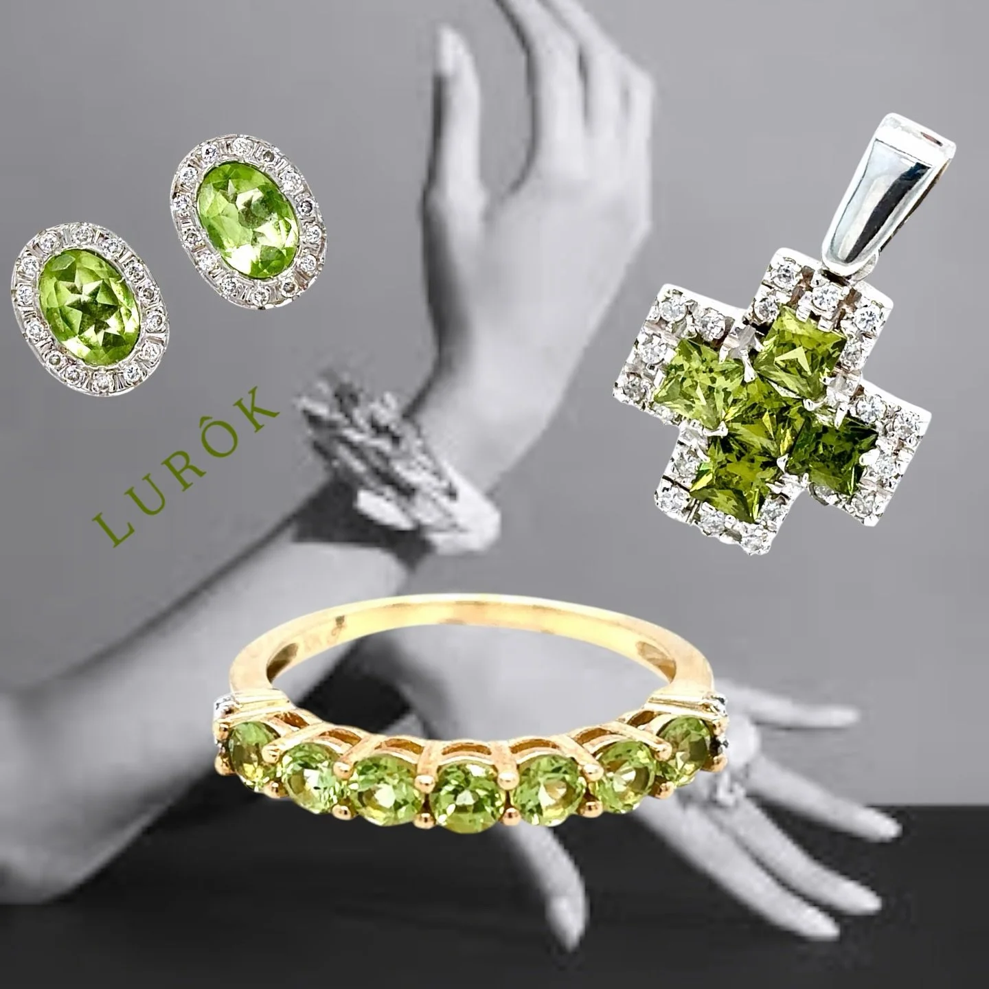 The Green of Success 💚#peridot 
August Birthstone🔅
.
.
.
#peridot #finejewelry #jewellery #jewelrydesigner #gem #jewellerylover #luxury #luxuryjewelry