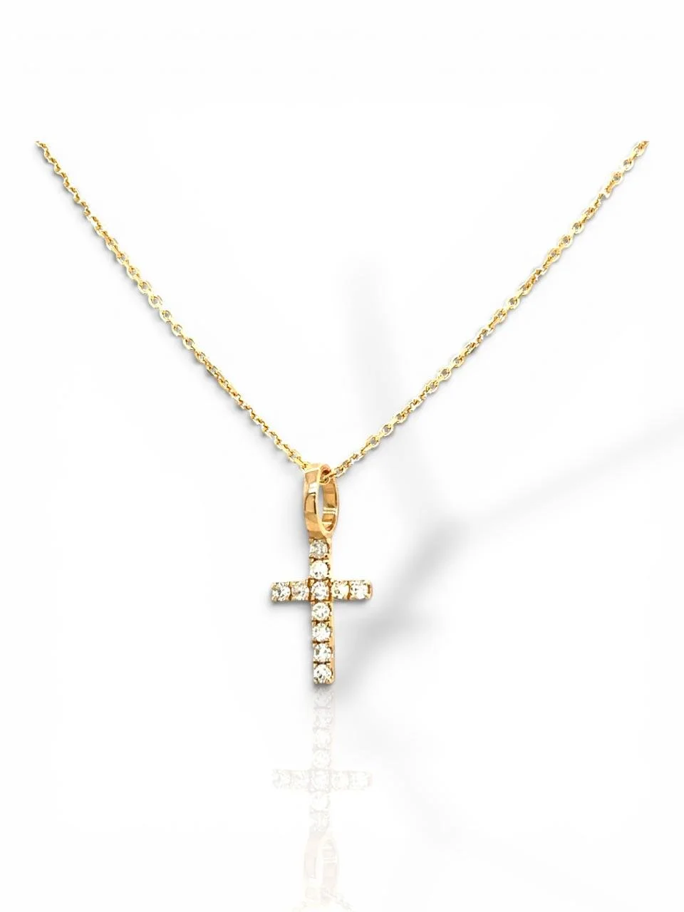 DIAMOND CROSS 0.7 X 1.0 CM